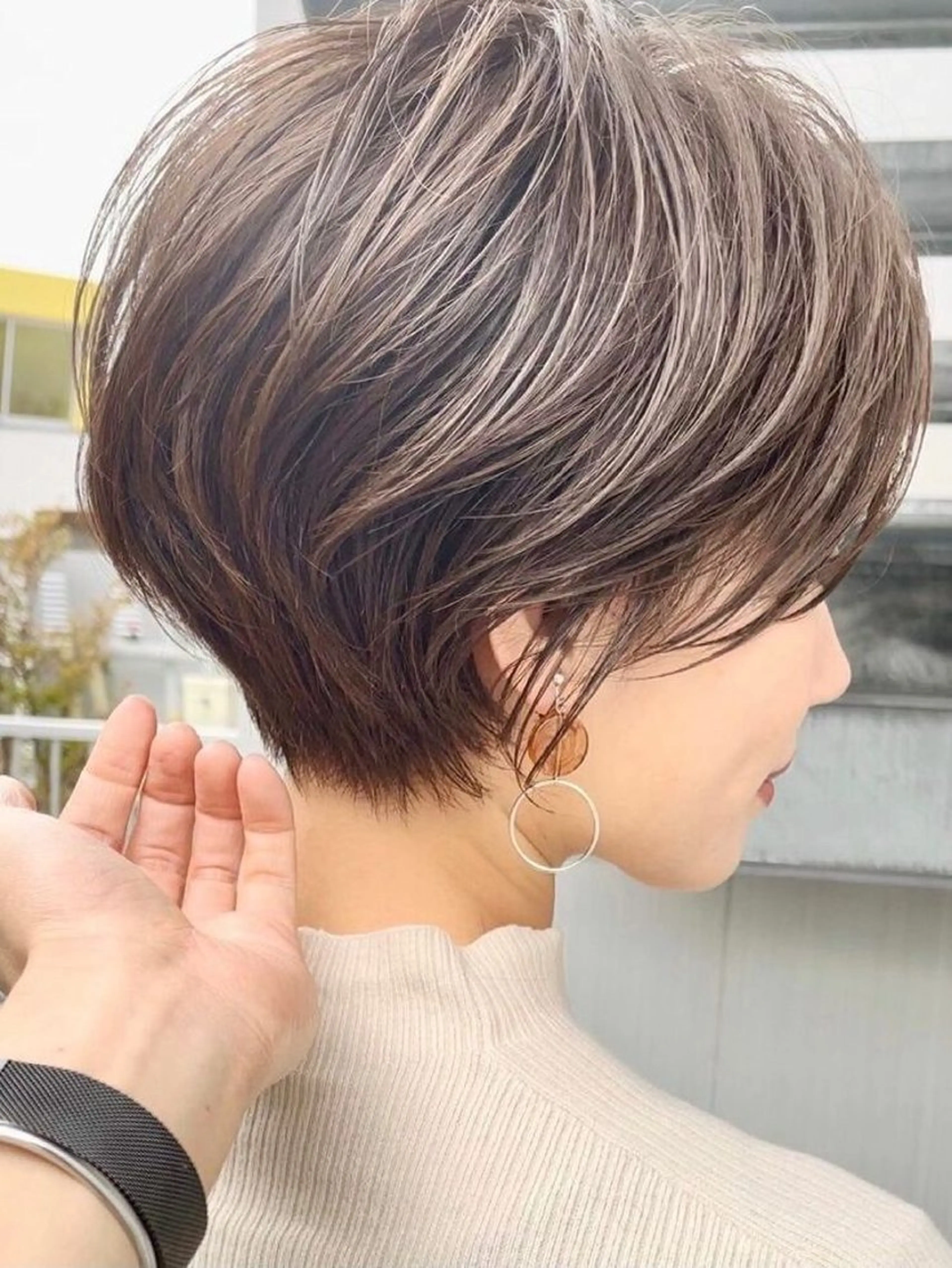 ショート 松田 望愛/透明感カラーのヘアスタイル
