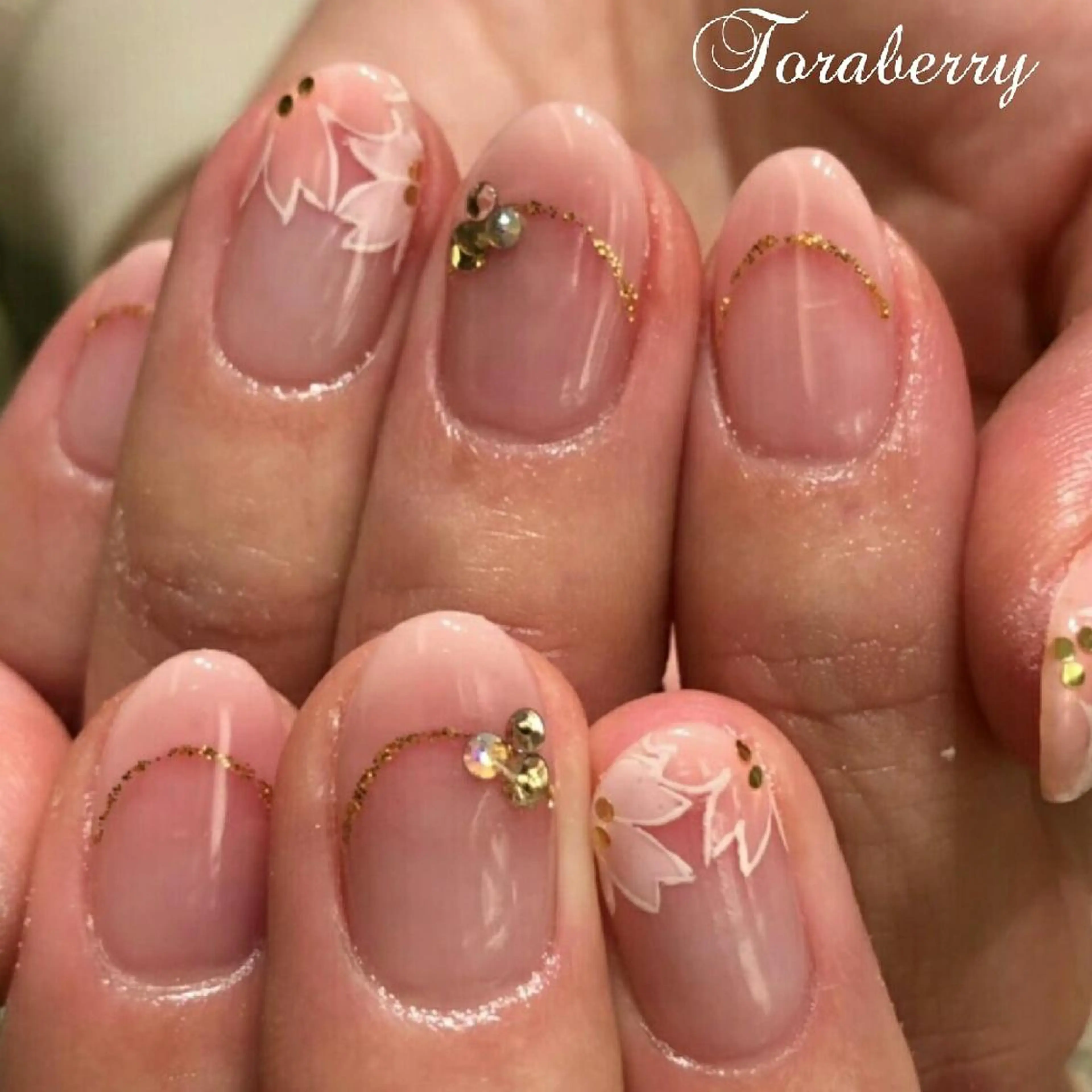 ネイル 桜ネイル ハンドネイル ネイリスト なつみのネイルデザイン