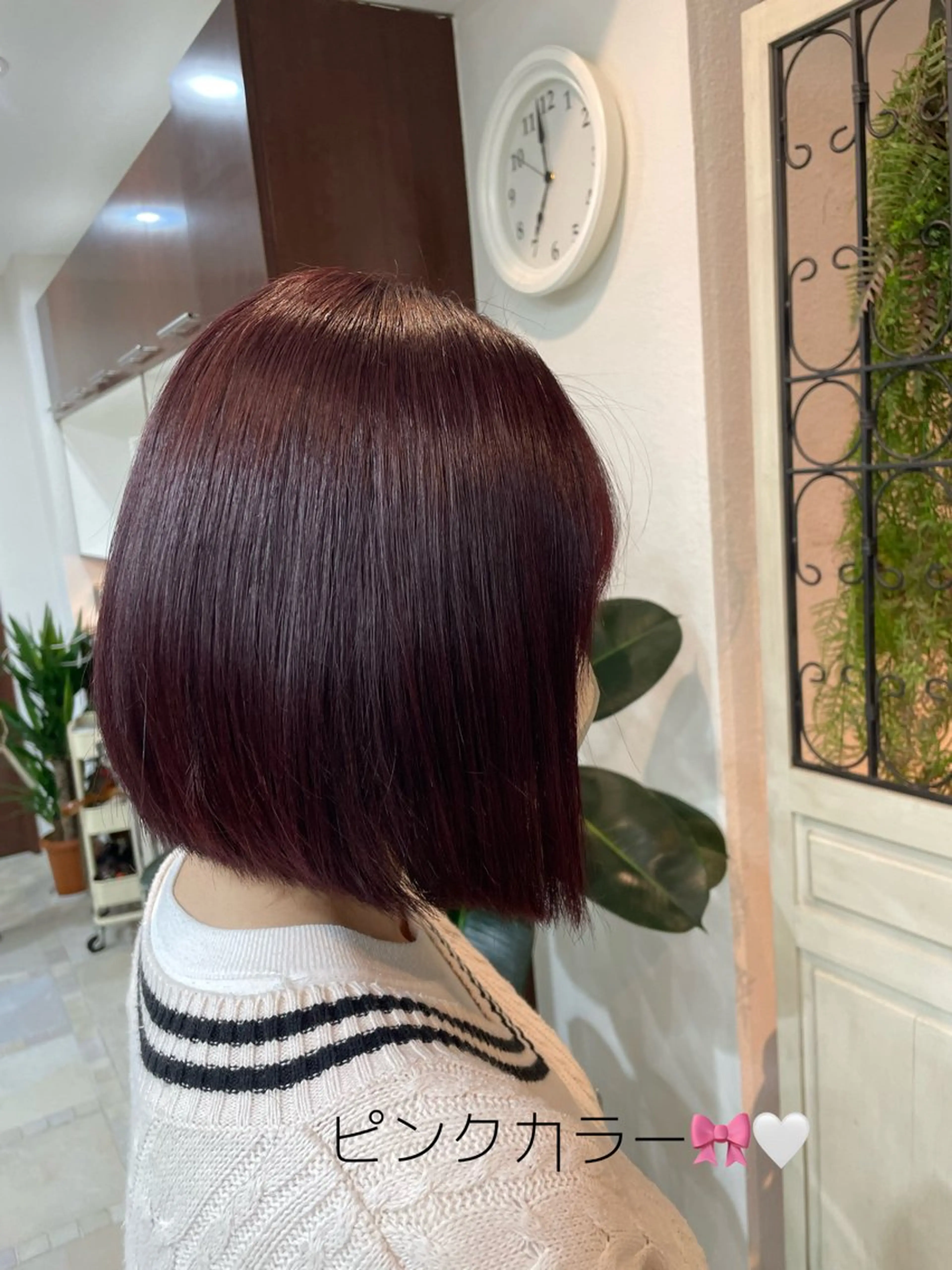 ミディアム カラー ピンクカラー 透明感/暖色/艶感 💍TAMA💍のヘアスタイル
