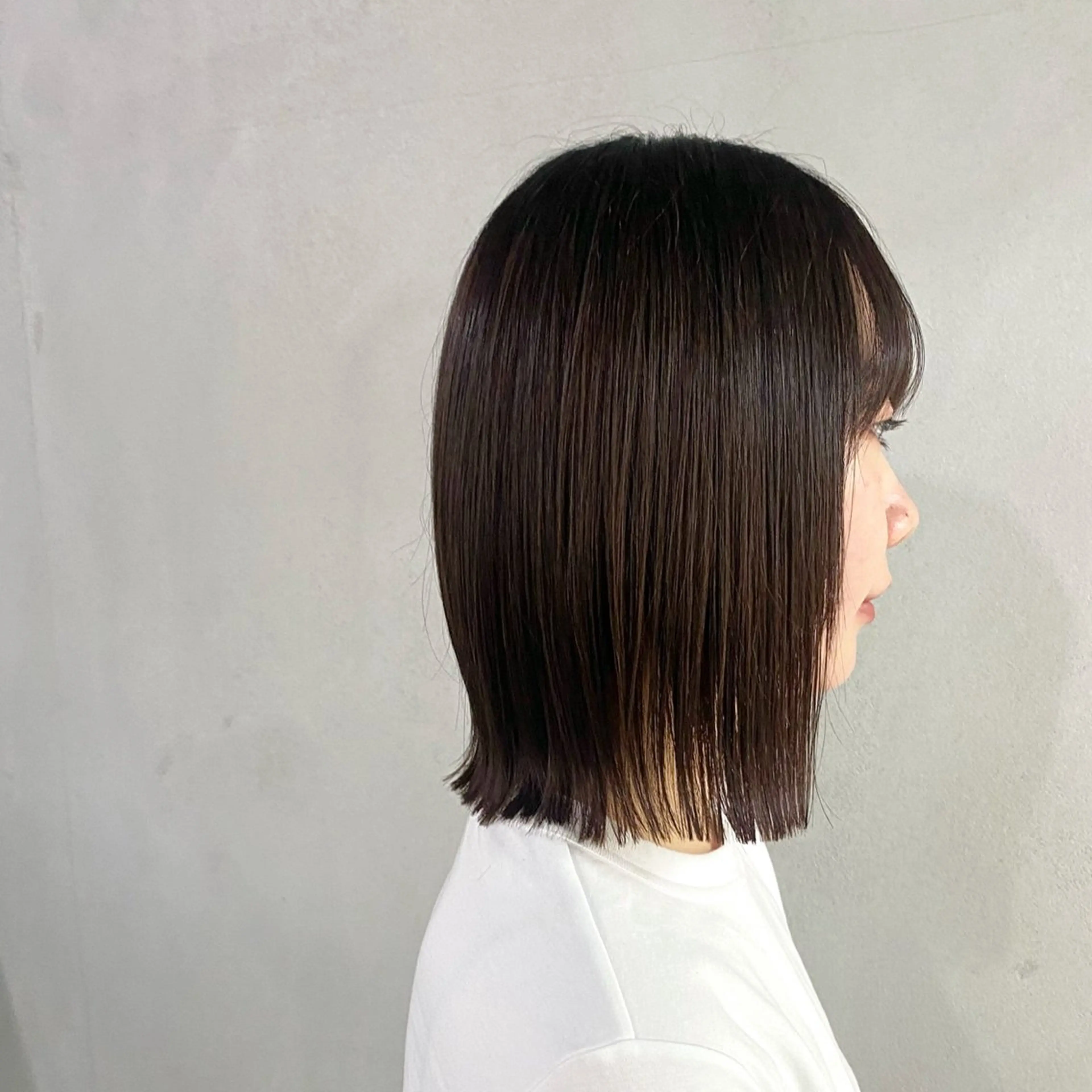 ミディアム ヘアアレンジ ボブ 外ハネヘア カット #tag 佐藤璃美のヘアスタイル