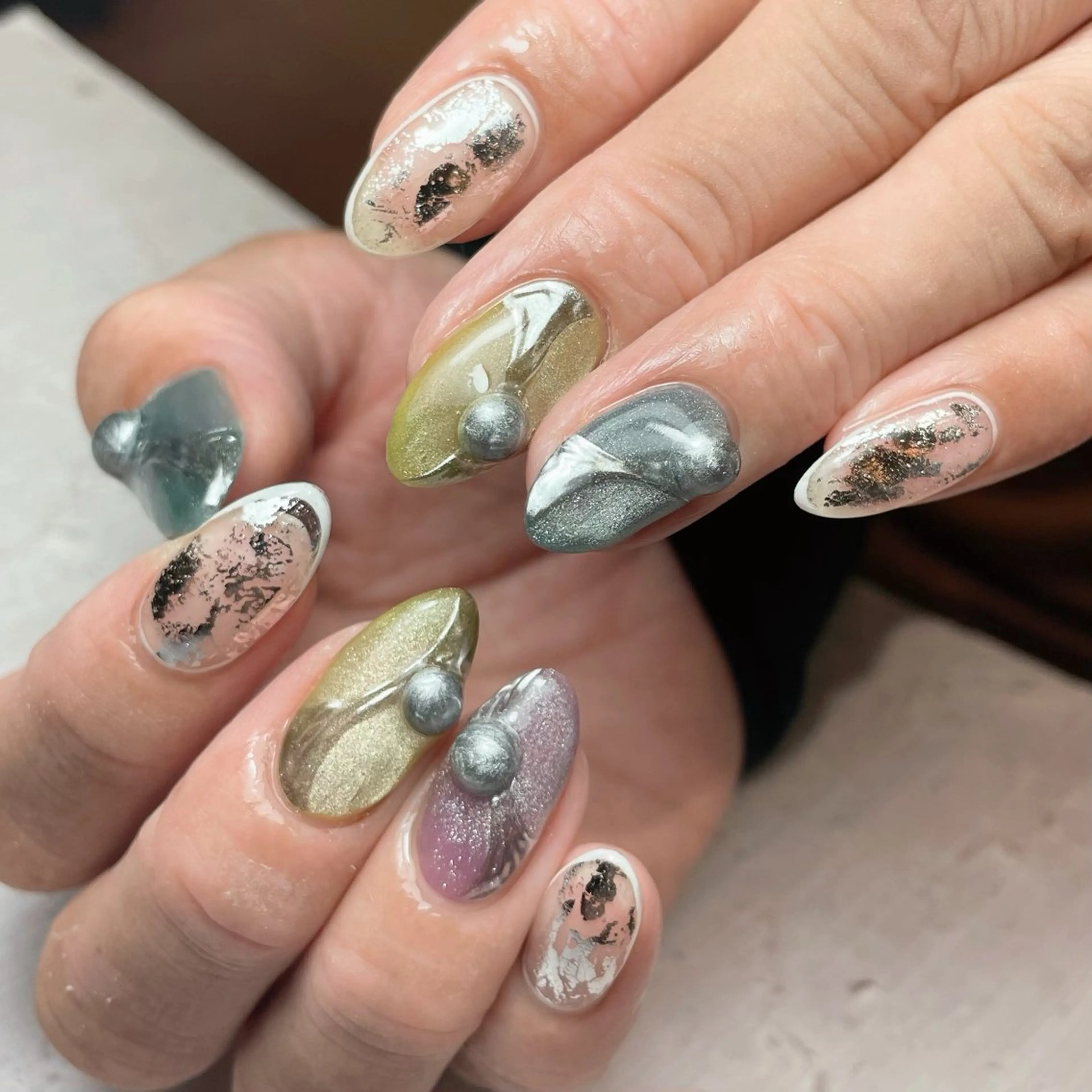 ネイル ハンドネイル nail&eyelash mate所属・京都/東向日/桂 ayumiのネイルデザイン