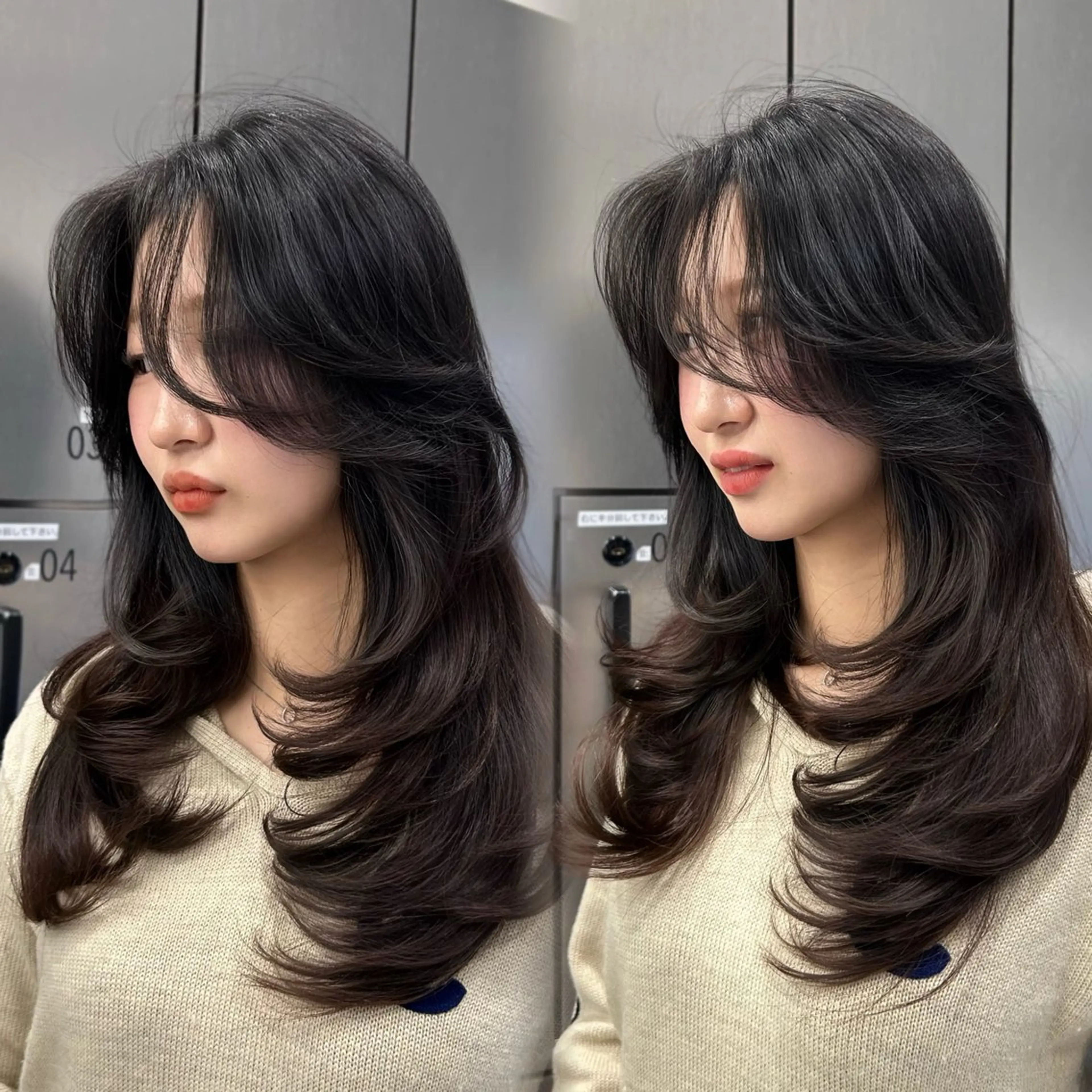 ロング レイヤーカット カット ヘアカラー トリートメント 大人レイヤー/艶美髪 🇺🇸TOMONAのヘアスタイル