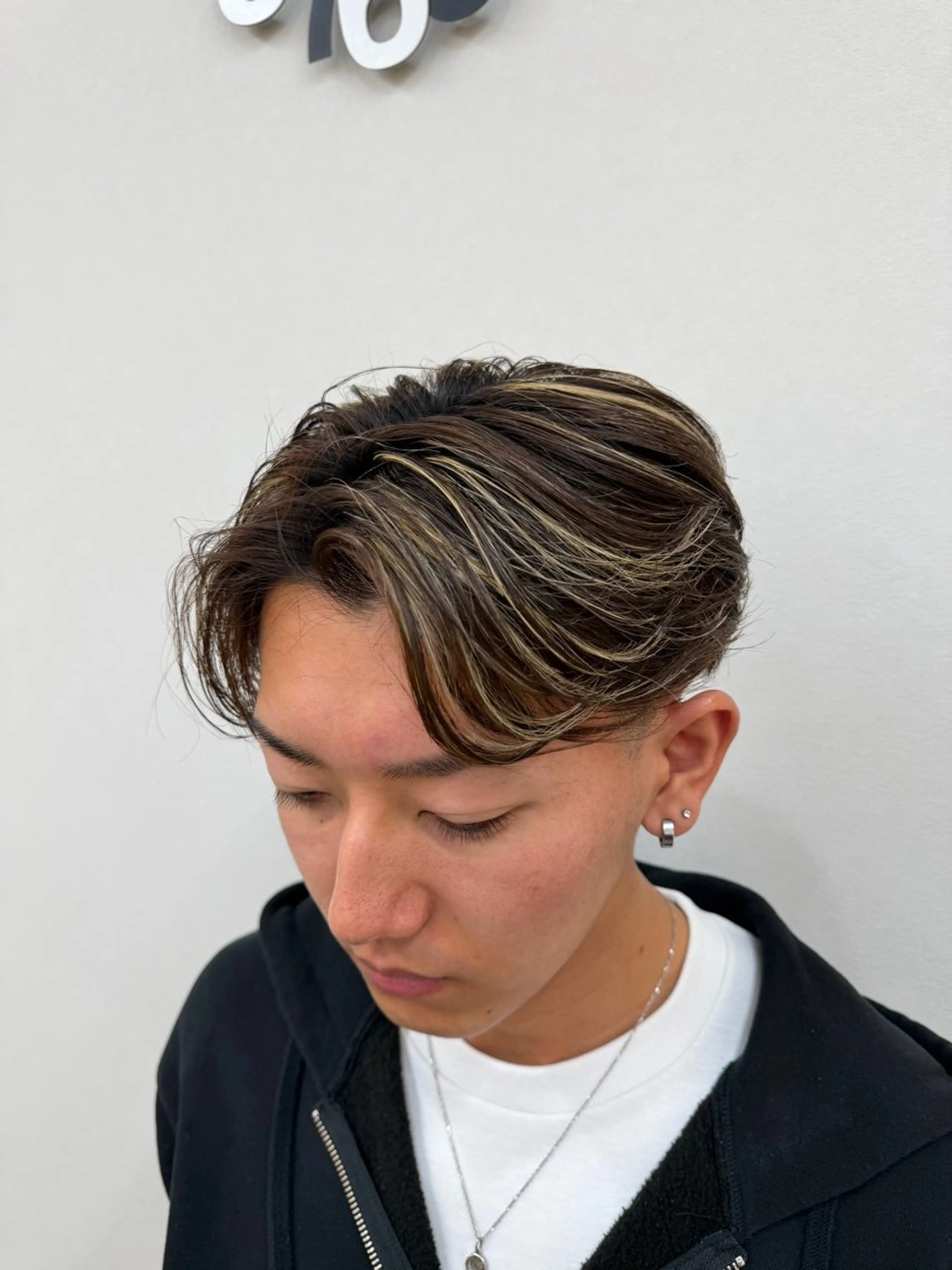カラー メンズ riens harutoのヘアスタイル
