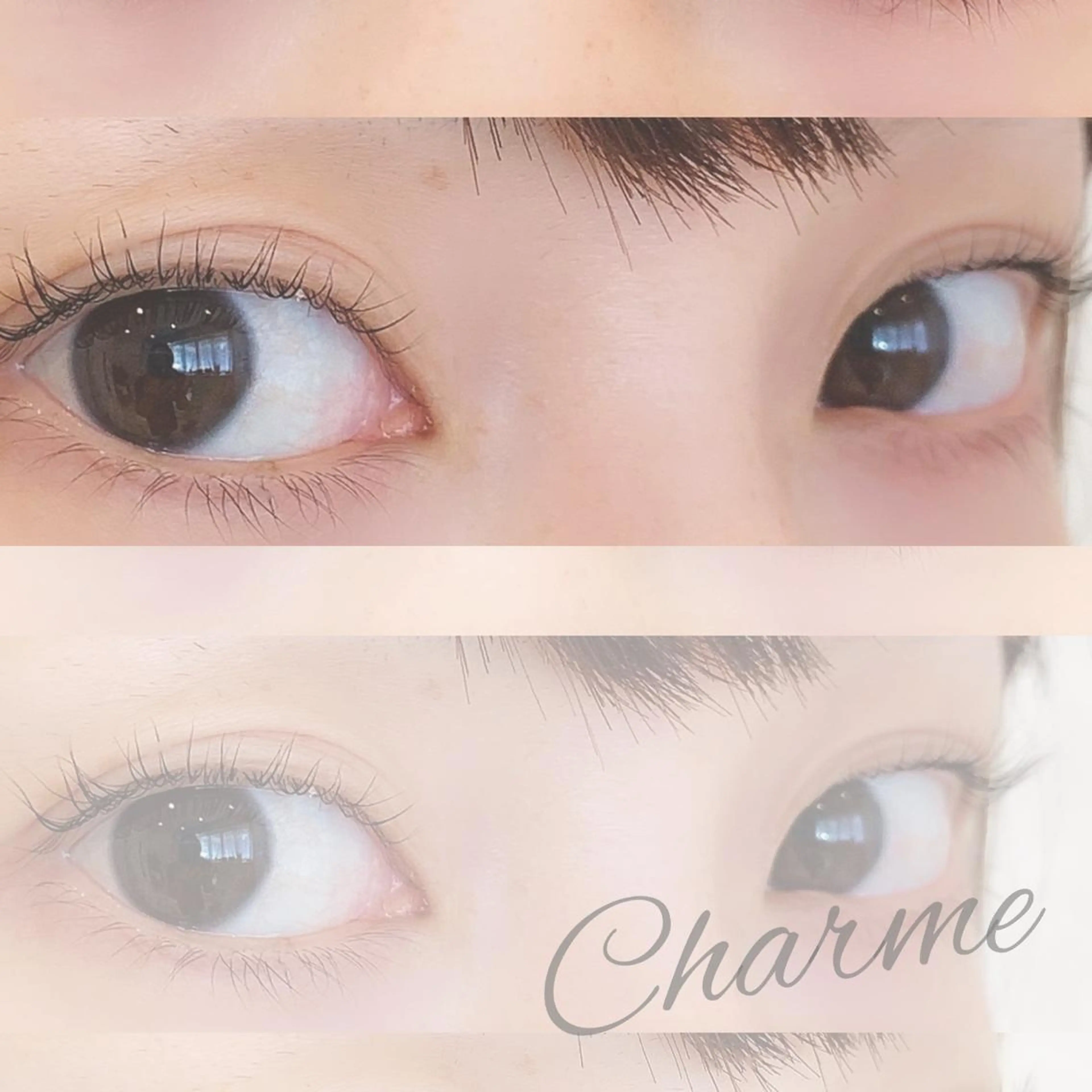 マツエク・マツパ アッパーリフトカール 完全個室‼︎Charme(シャルム)美容室併設eyelashサロン所属・【Charme 】 シャルムのマツエク・マツパデザイン