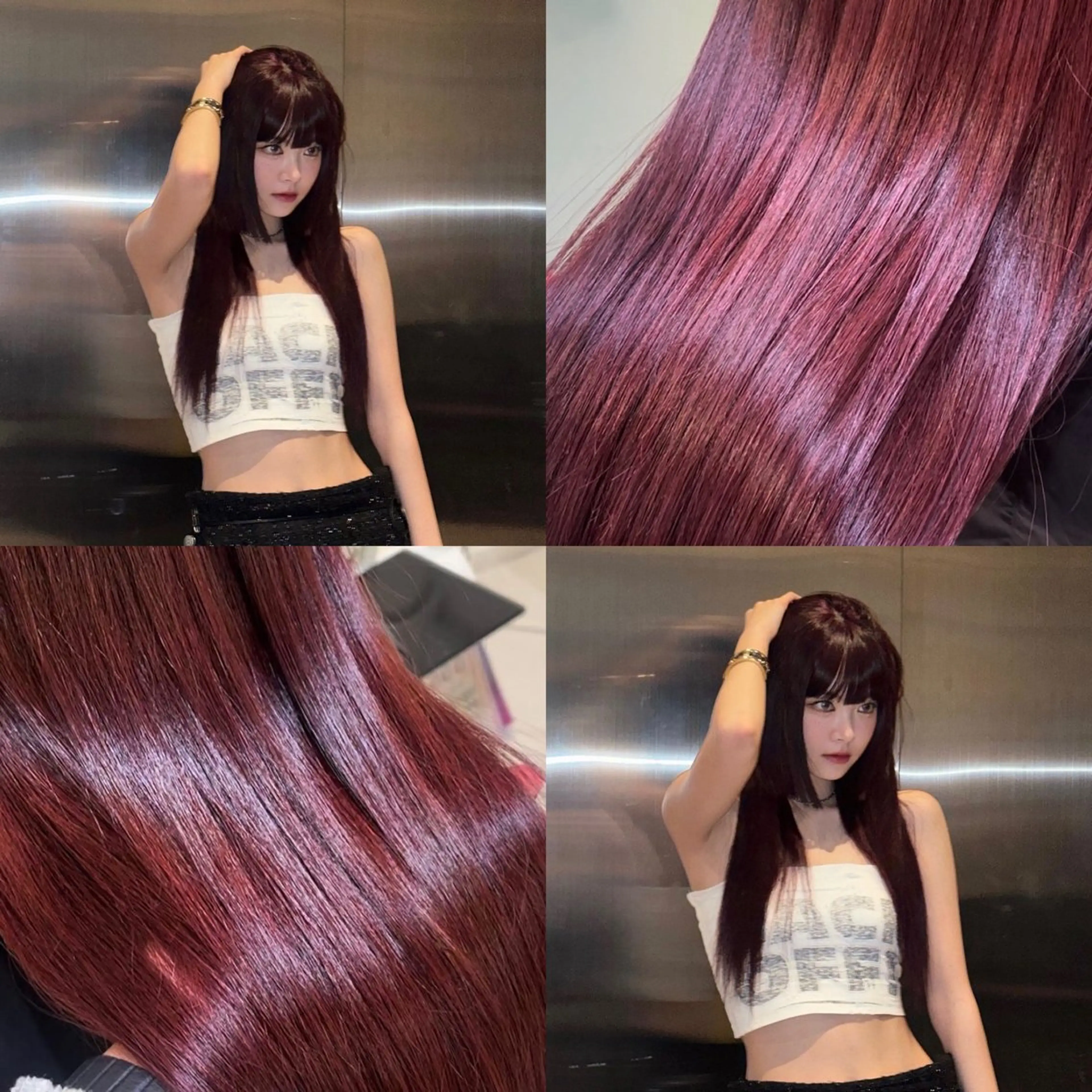 カラー 💖大人韓国ヘア💖 韓国艶カラー【銀座】のヘアスタイル