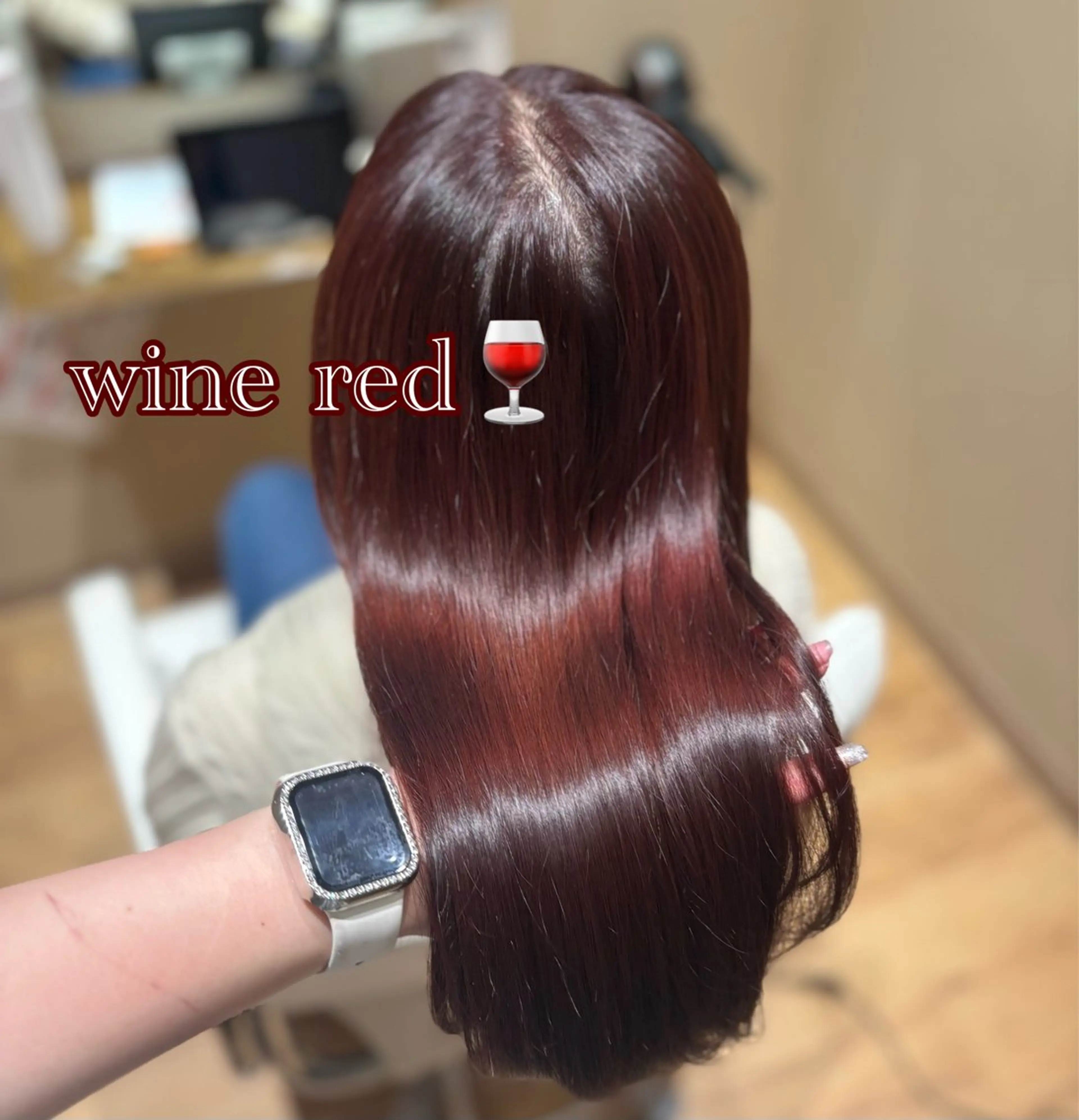 セミロング ヘアカラー 中島 愛佳🐥のヘアスタイル