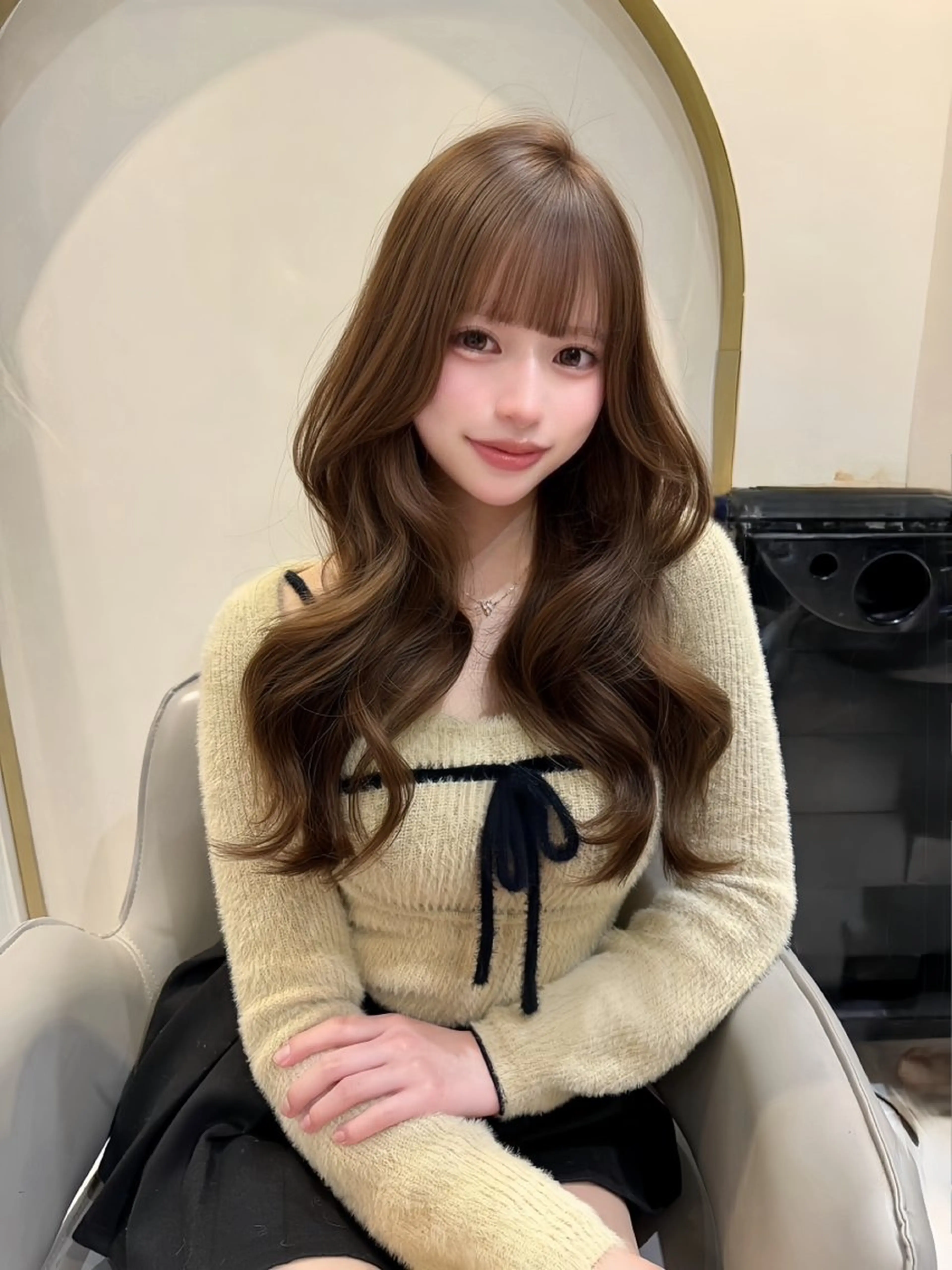 ロング カラー 梅田/透明感カラー ／レイヤー🤍カンのヘアスタイル