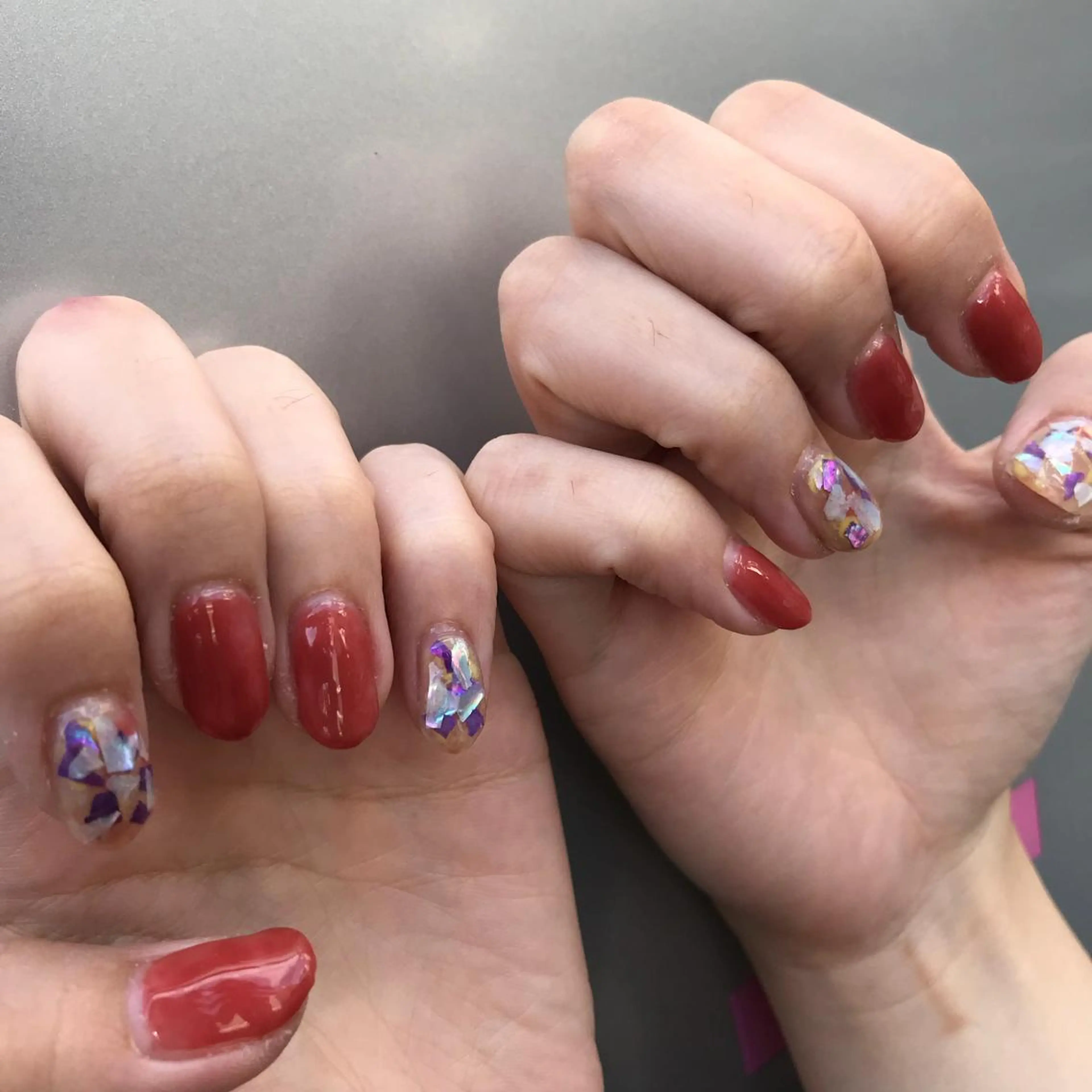 ネイル AMI ウルフパーマ/メンズのヘアスタイル