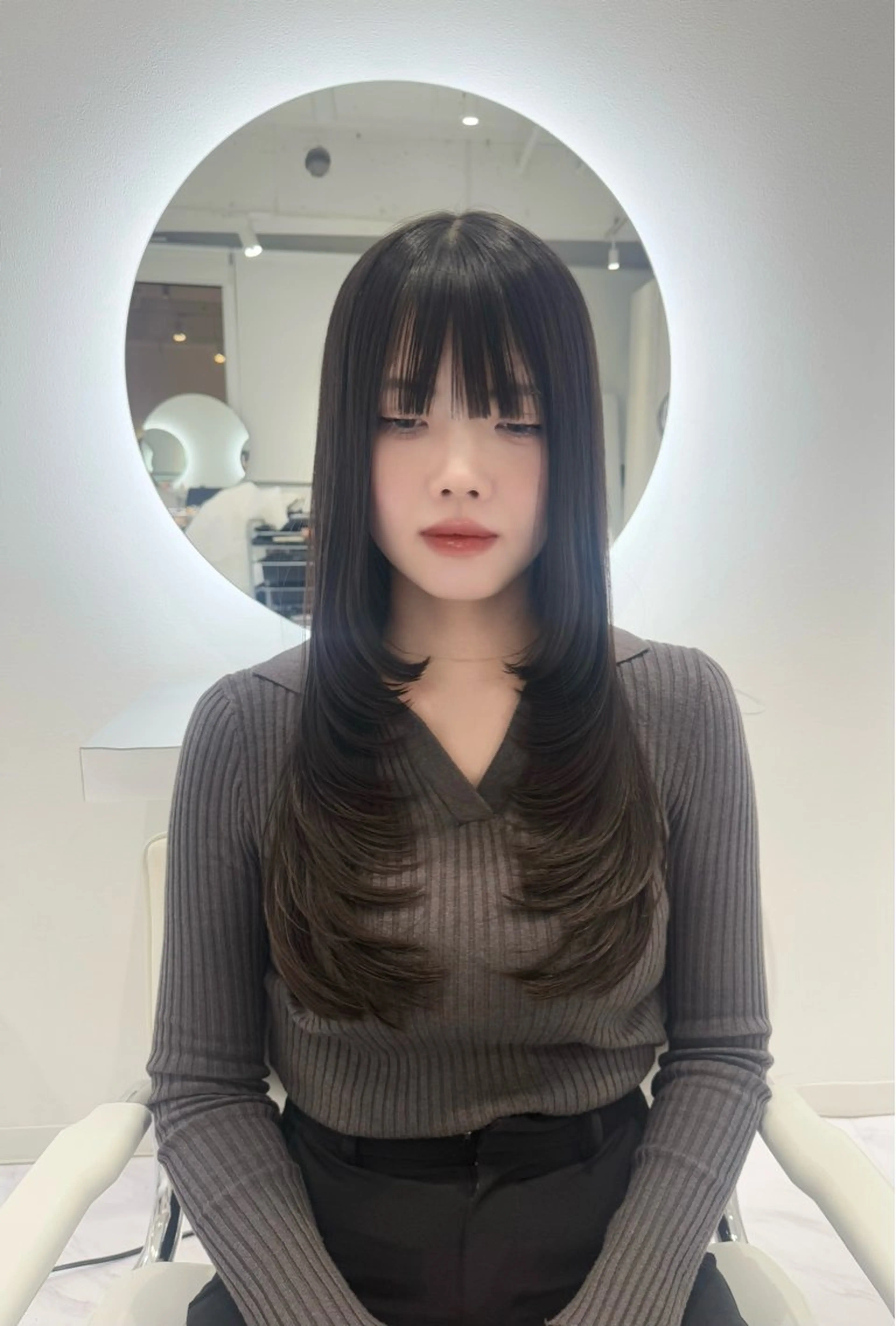 ロング レイヤーカット レイヤーカット🫧 🎀Tomoka🎀のヘアスタイル