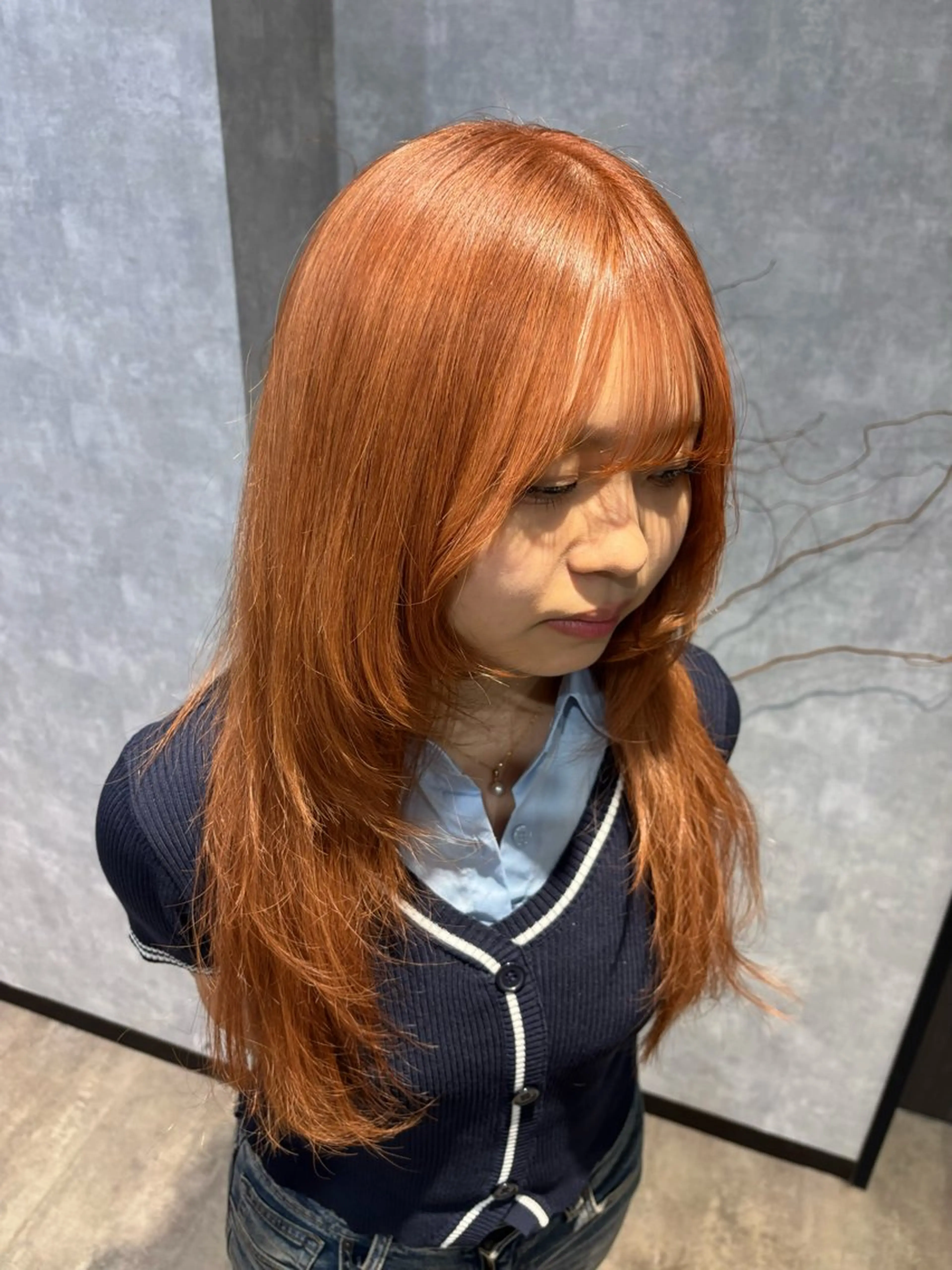 ロング カット ヘアカラー トリートメント 🌐NATSUMI 🌐【寒色カラー】のヘアスタイル