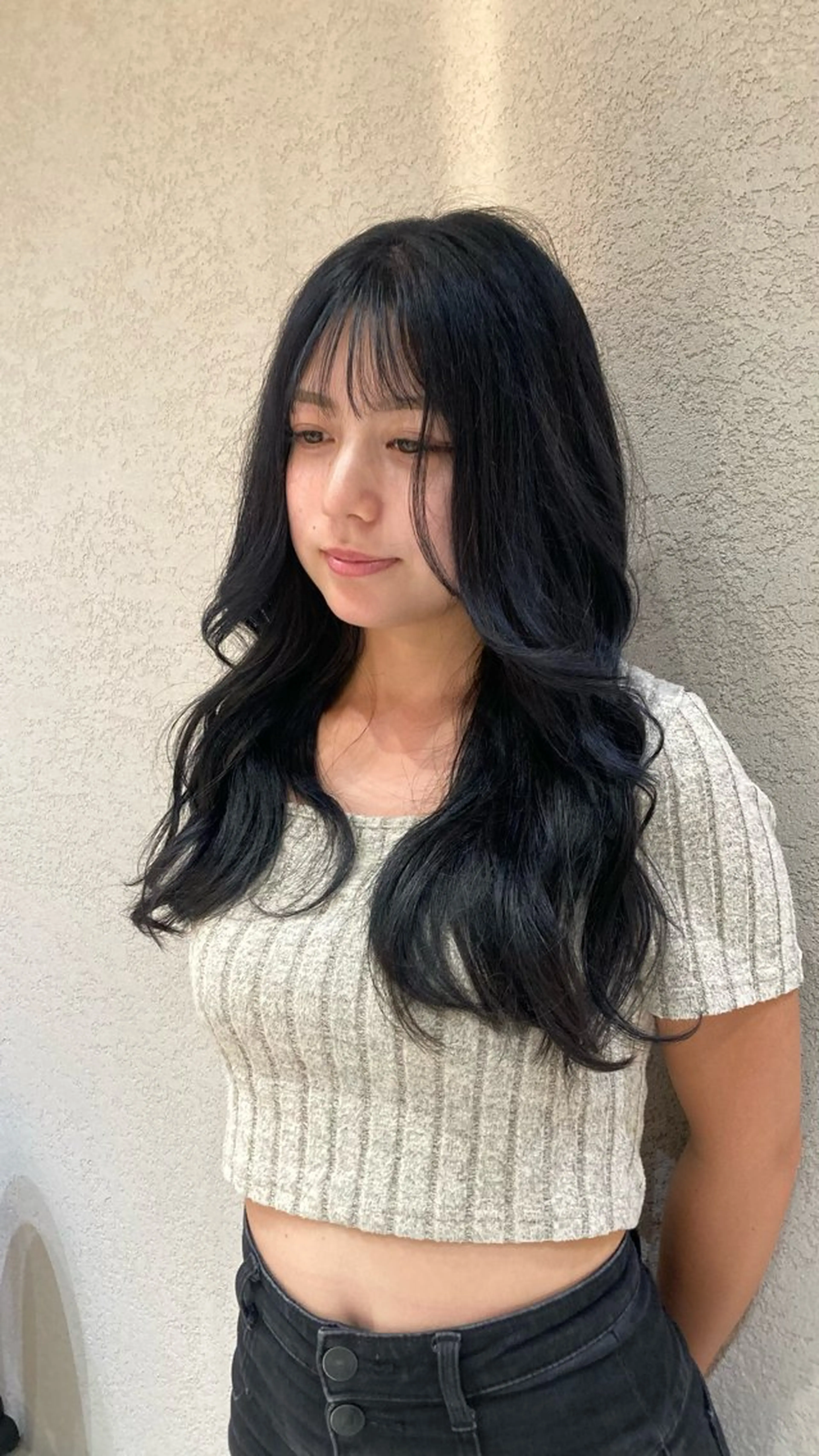 ロング カット ヘアカラー トリートメント 🩵縮毛矯正・ボブ 岩原朋也🩵のヘアスタイル