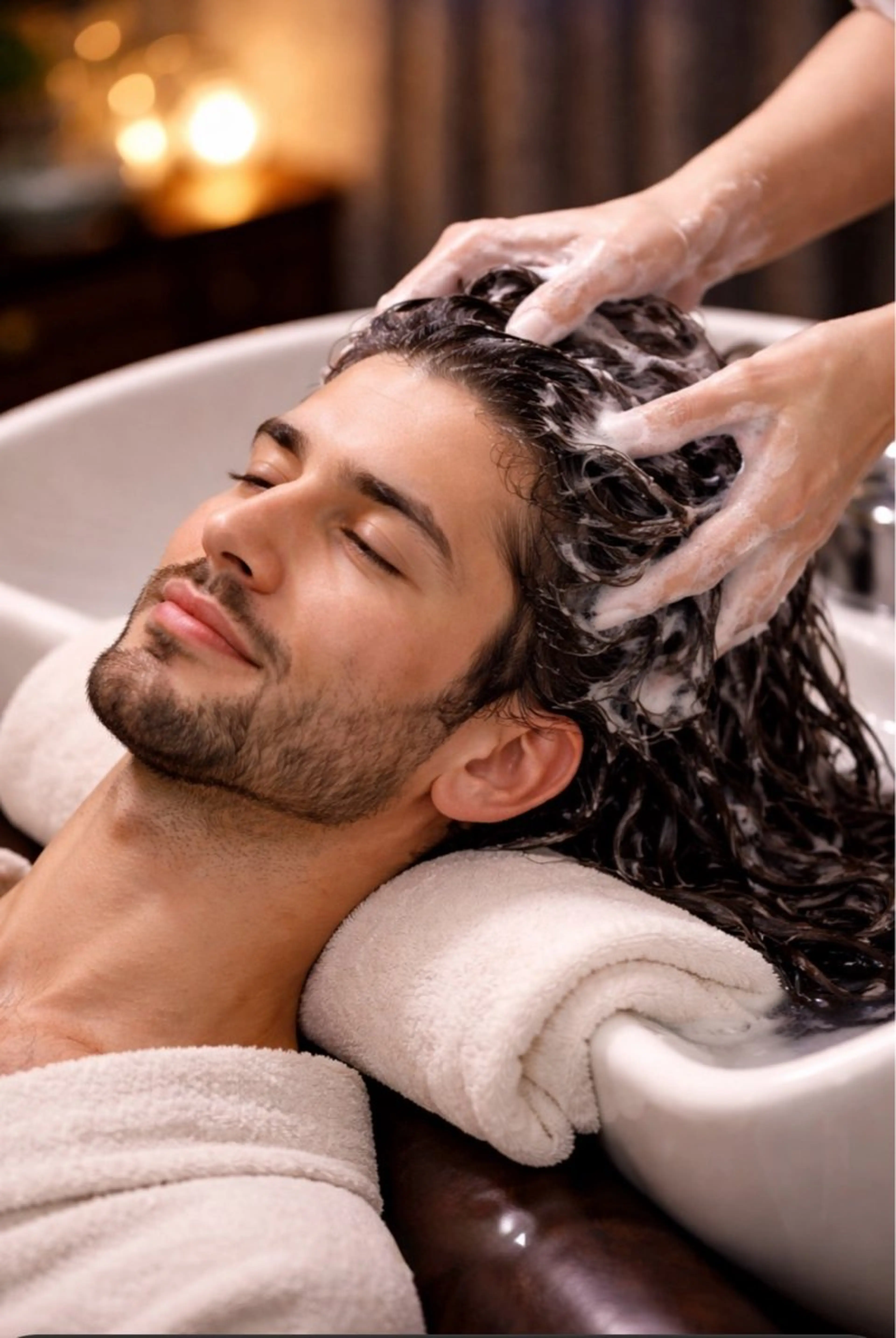 😮‍💨疲れた時にオススメ‼️メンズカット➕3stepTR➕ヘッドマッサージ💆🏻‍♂️（肩マッサージ付き🦾）の写真