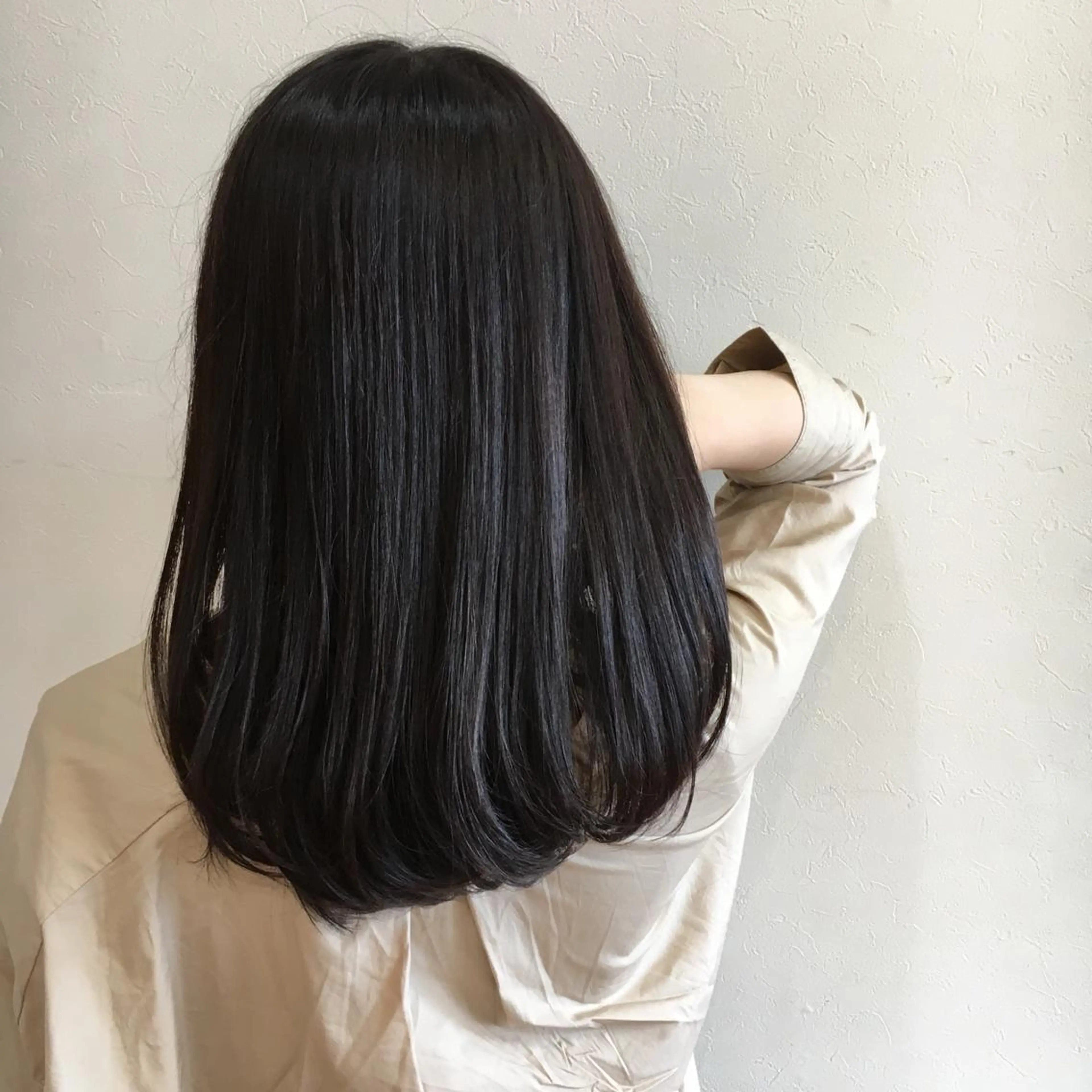 ミディアム カラー アッシュ Freez狭間 裕美のヘアスタイル