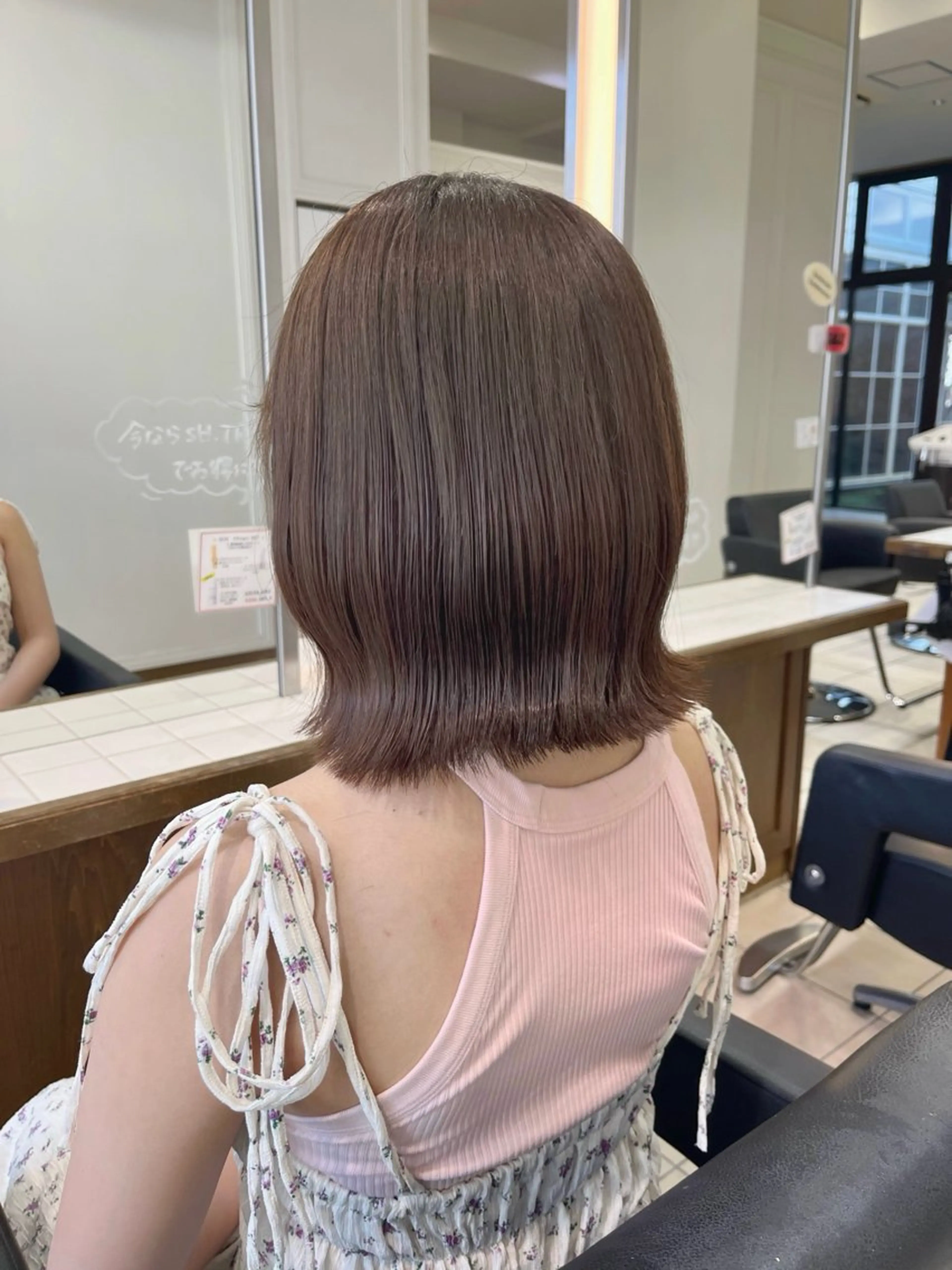 ショート カット ヘアカラー トリートメント 🎀透明感カラー🎀 稲垣至恩🎀のヘアスタイル