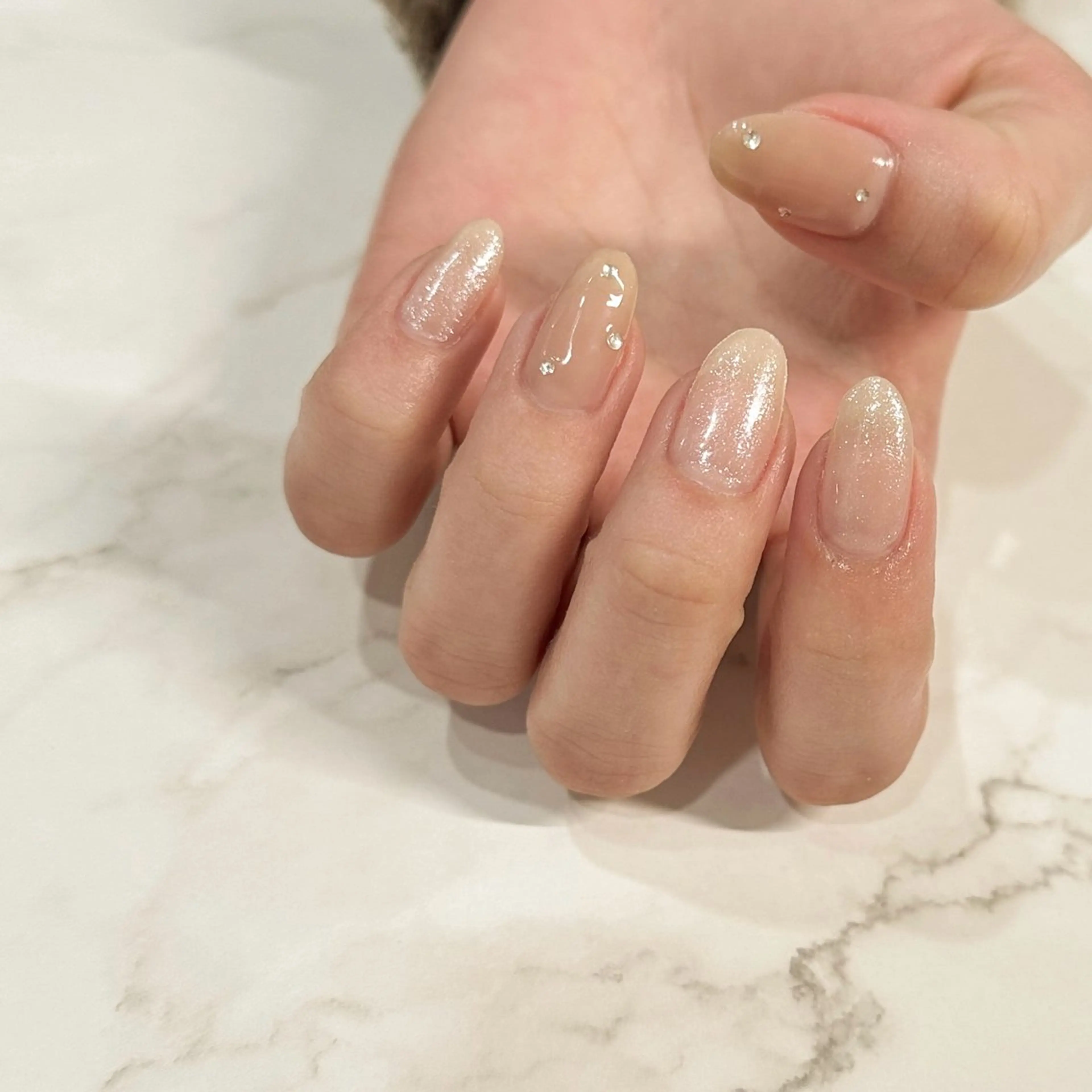 ネイル ジェルネイル ニュアンスネイル オフィスネイル パラジェル シンプルネイル ハンドネイル Kotoha （ことは）のネイルデザイン