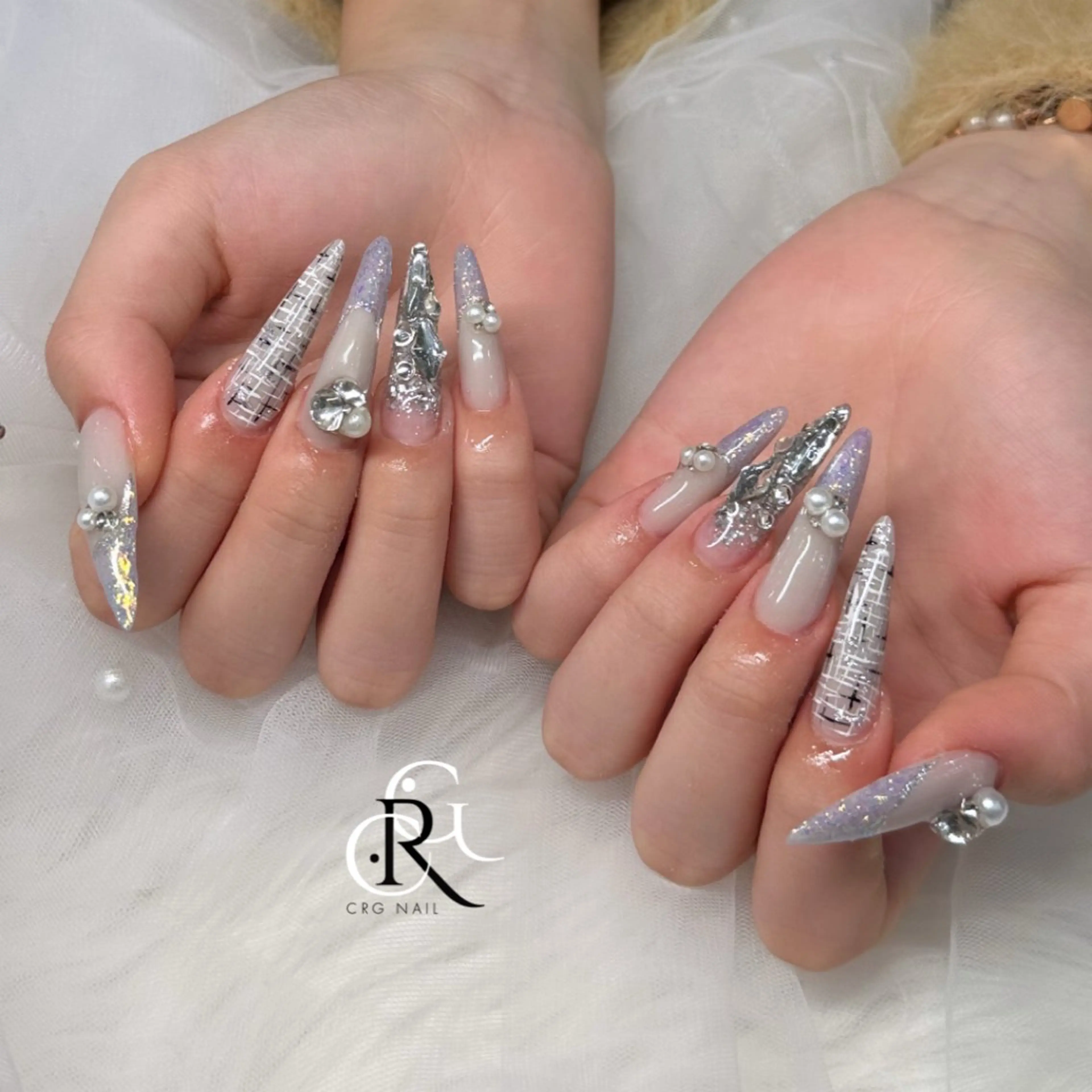 ネイル 持ち込み ハンドネイル 美フォルム✨ CRG RURIのネイルデザイン