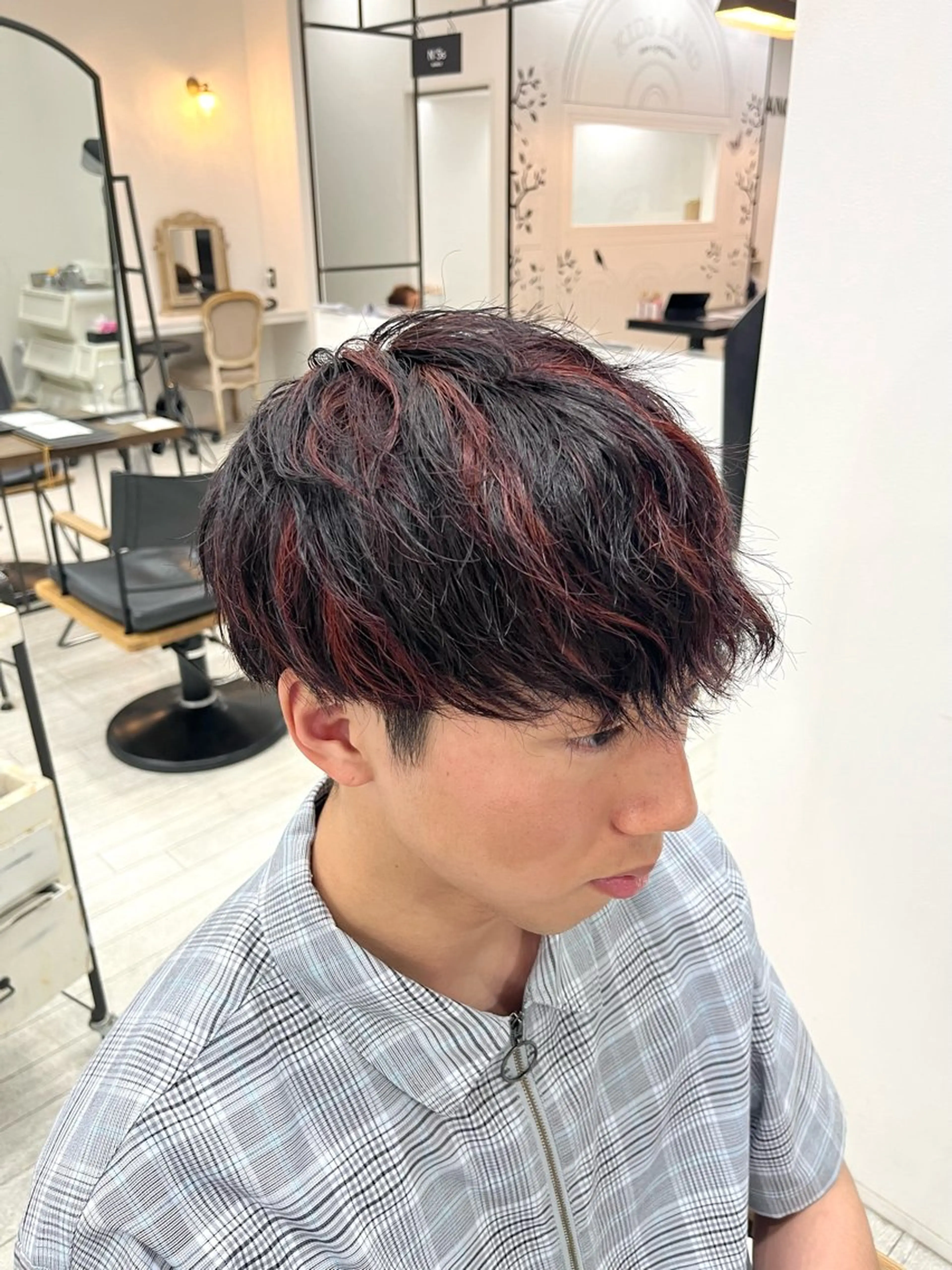 【✨minimo限定✨】メンズカット&フルカラー（ワンカラー）の写真