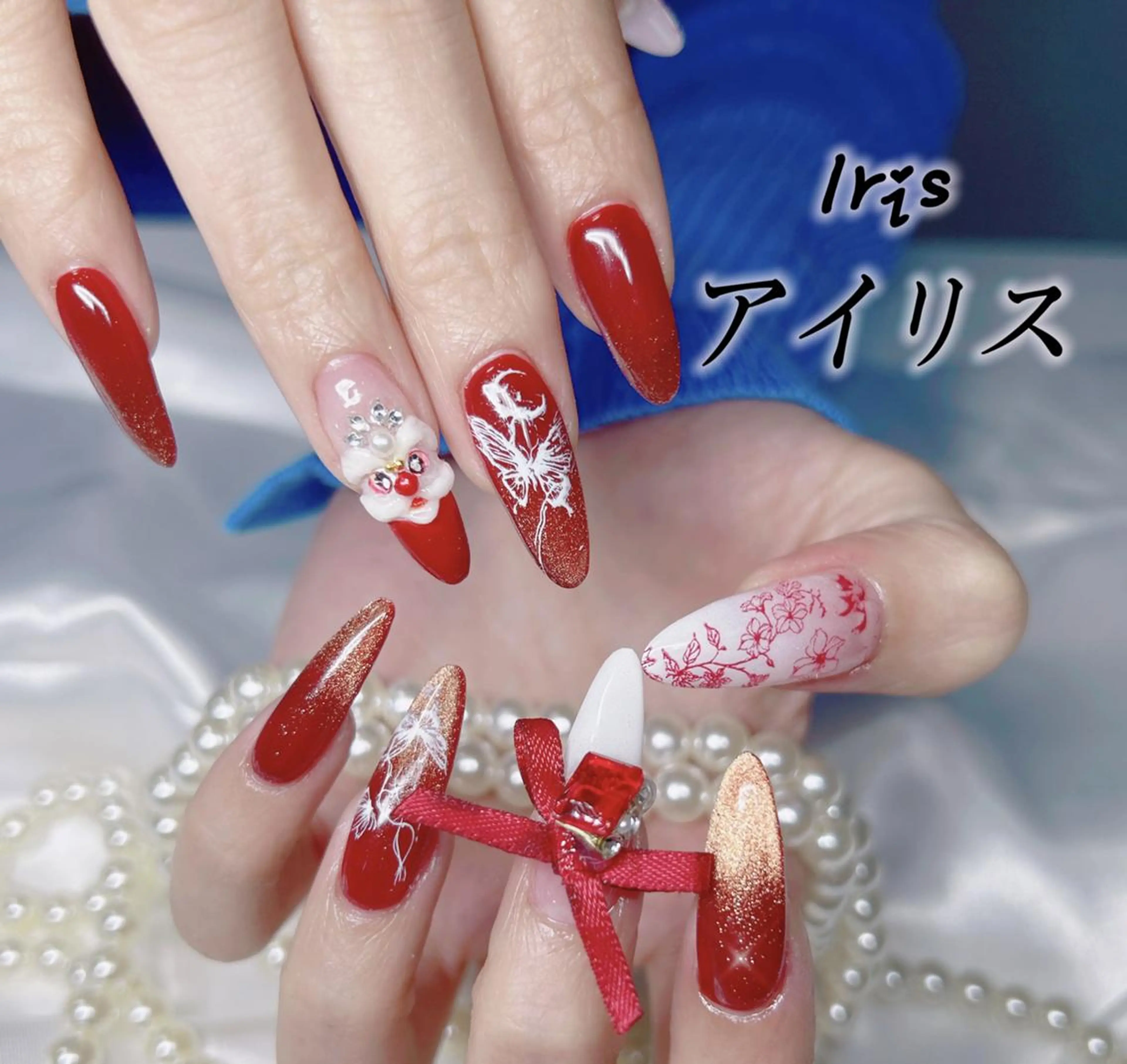 🦋チップ🦋持ち込みデザイン6本の写真