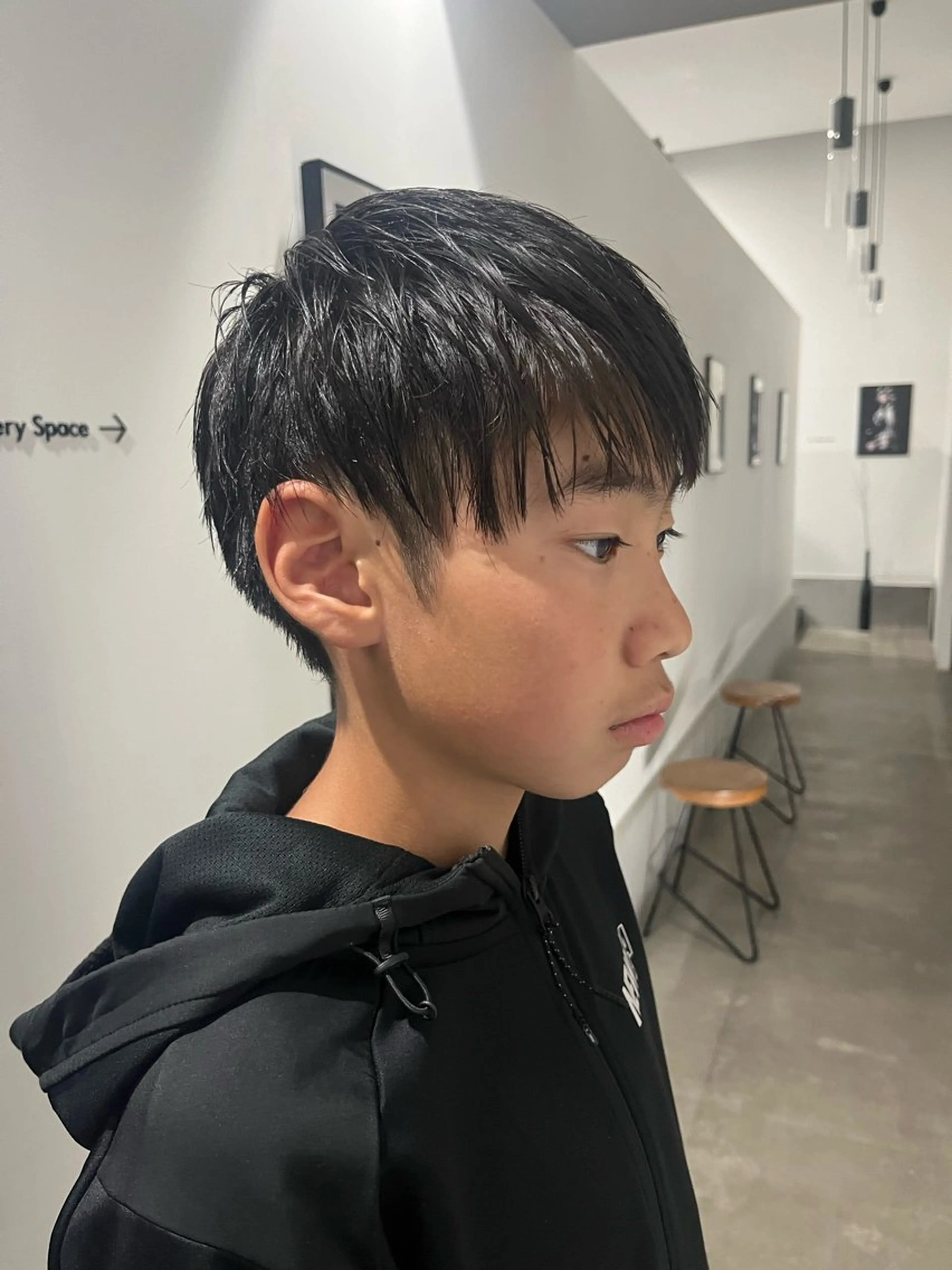 小学生カットの写真