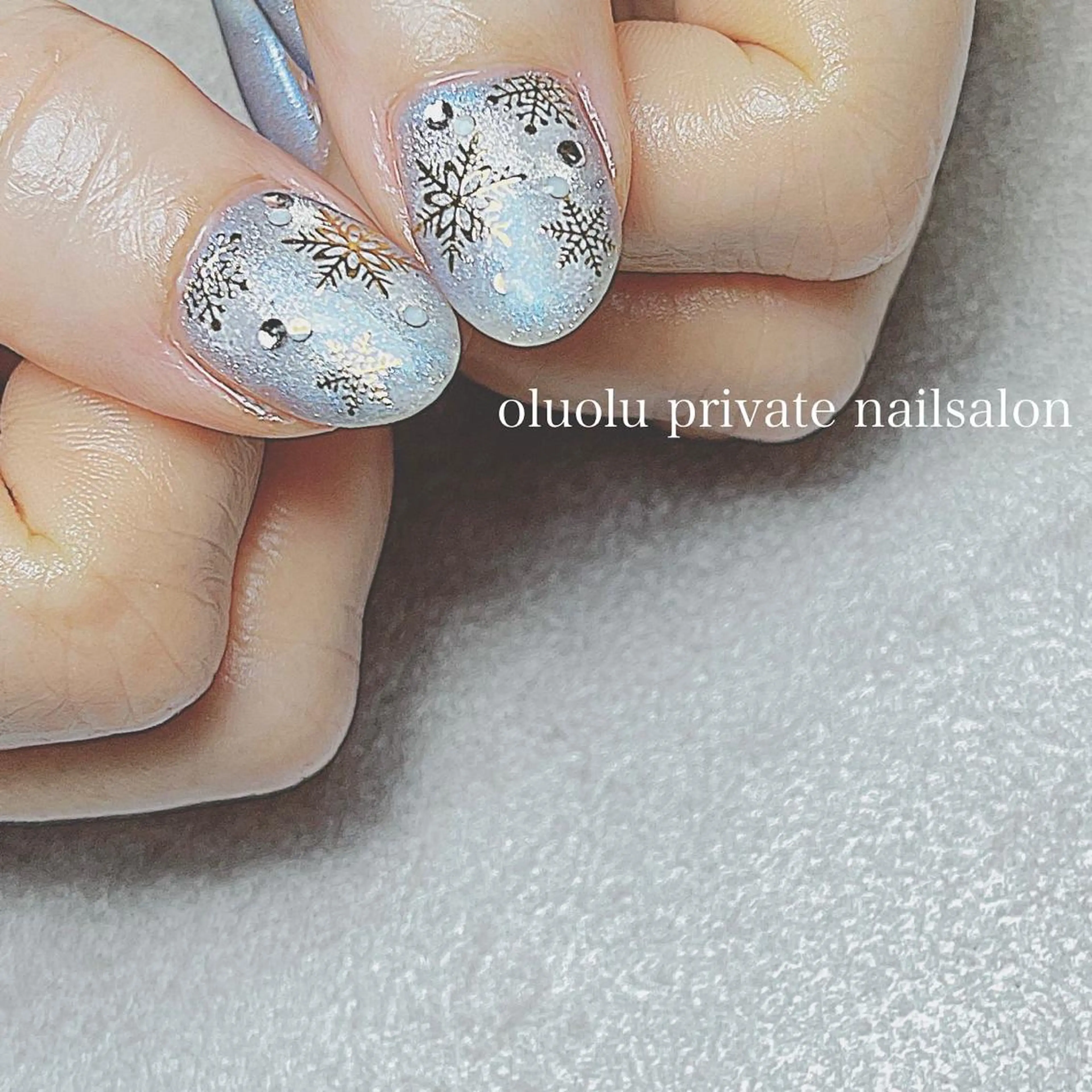 ネイル アートネイル フットネイル ジェルネイル キラキラネイル マグネットネイル ハンドネイル 大村 紬華のネイルデザイン