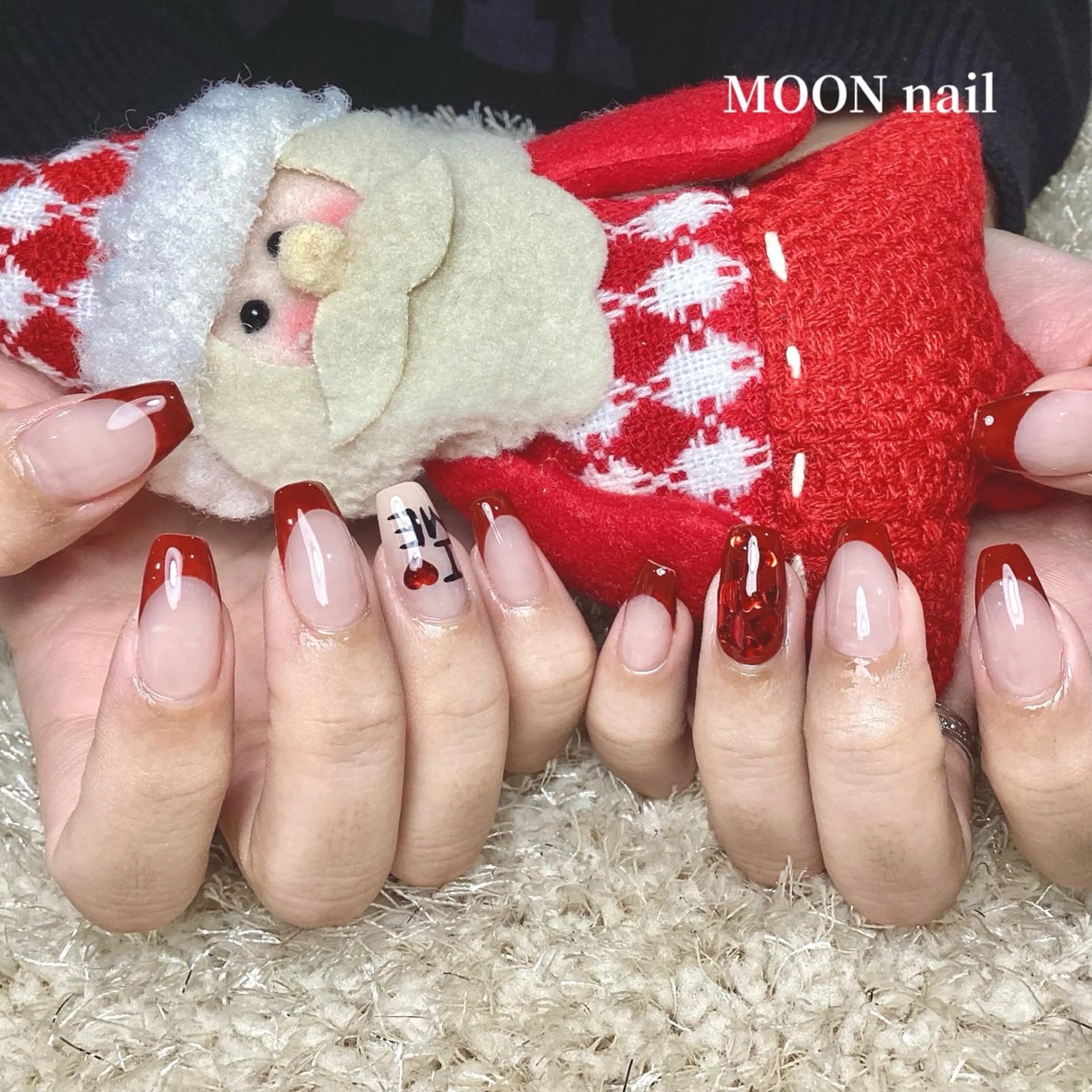 ネイル アートネイル フレンチネイル ハンドネイル 浦添 MOON  nailのネイルデザイン