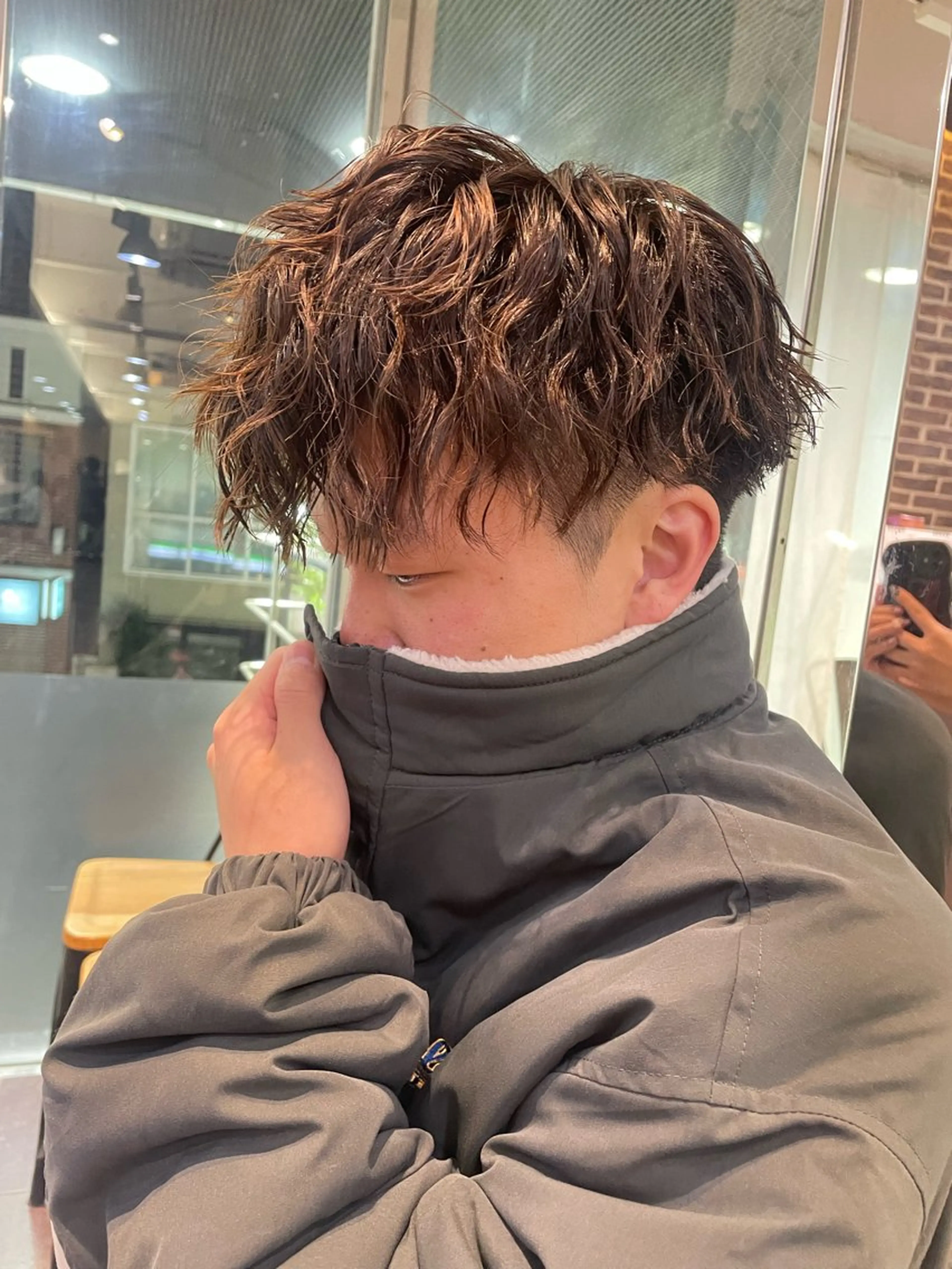 パーマ メンズ メンズブリーチ メンズハイトーン メンズパーマ ツイストスパイラルパーマ スパイラルパーマ メンズ/艶髪/カラー サクラ🌸のヘアスタイル