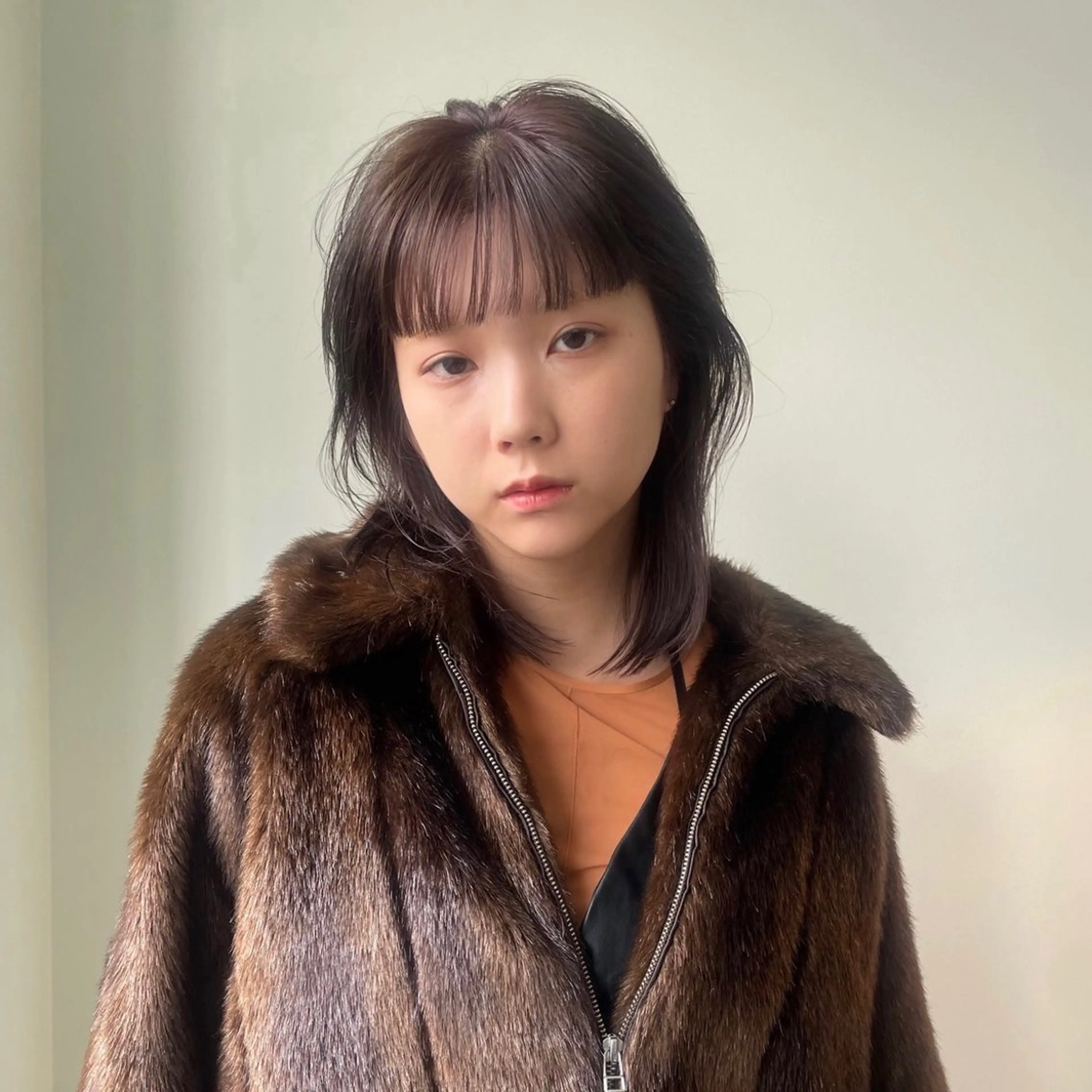 セミロング カラー ベージュカラー ブラウンカラー 透明感カラー ダブルカラー 縮毛矯正 カット ヘアカラー ブリーチ/レイヤー 🌻Mutsumiのヘアスタイル