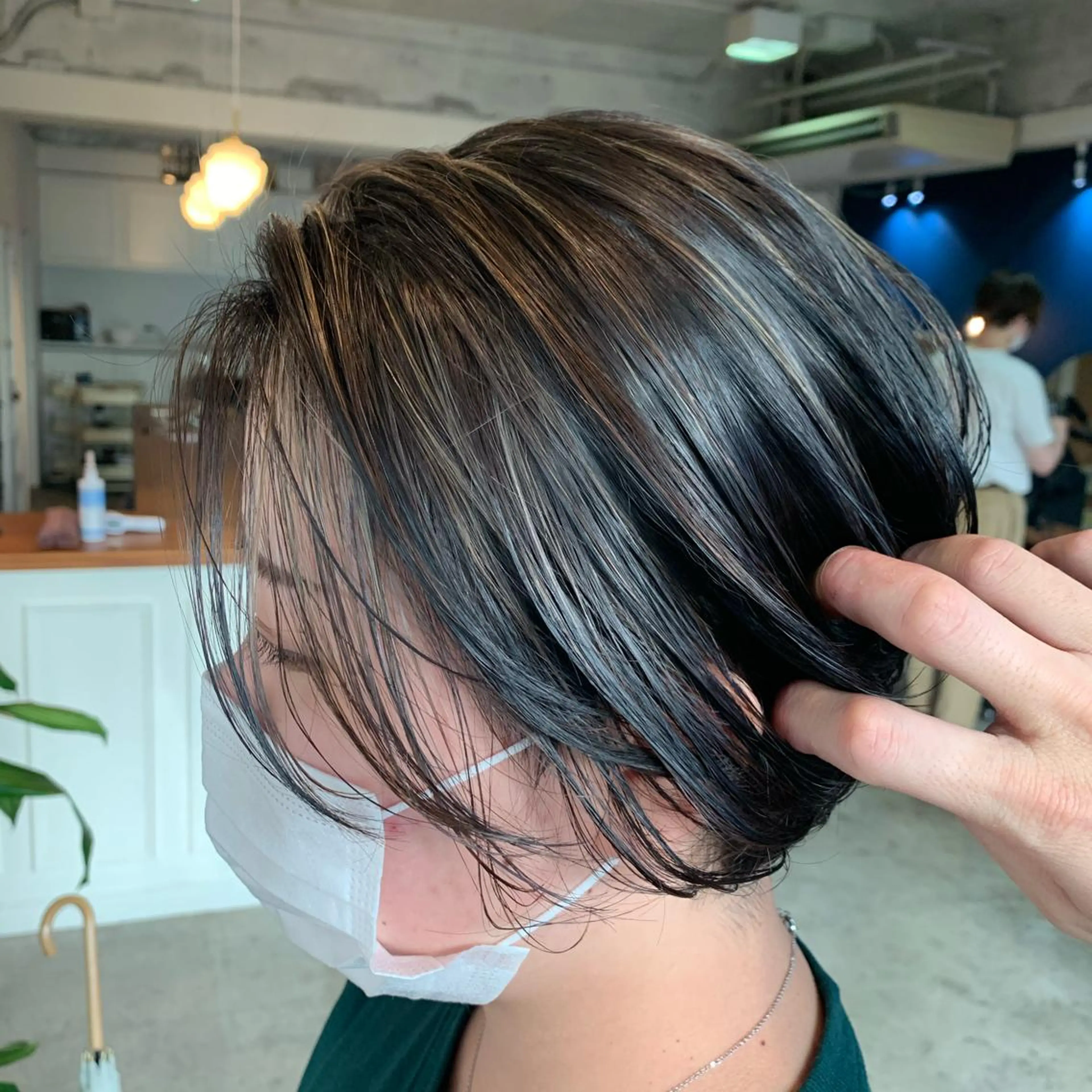 ショート カラー ヘアアレンジ 山崎 澪 レイヤーカット/大宮のヘアスタイル