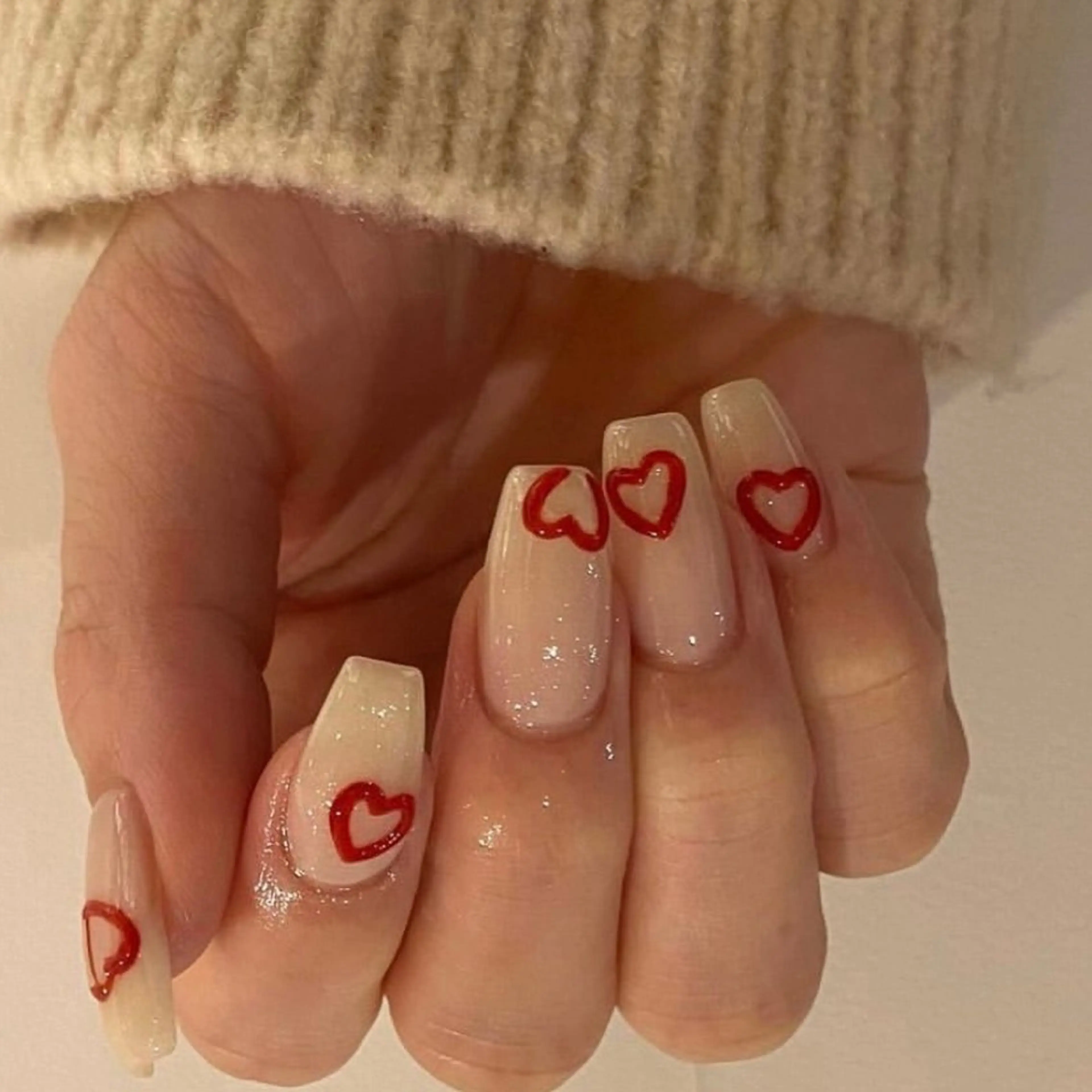 ネイル アートネイル ラメ(グリッター) ハンドネイル mignon nailのネイルデザイン