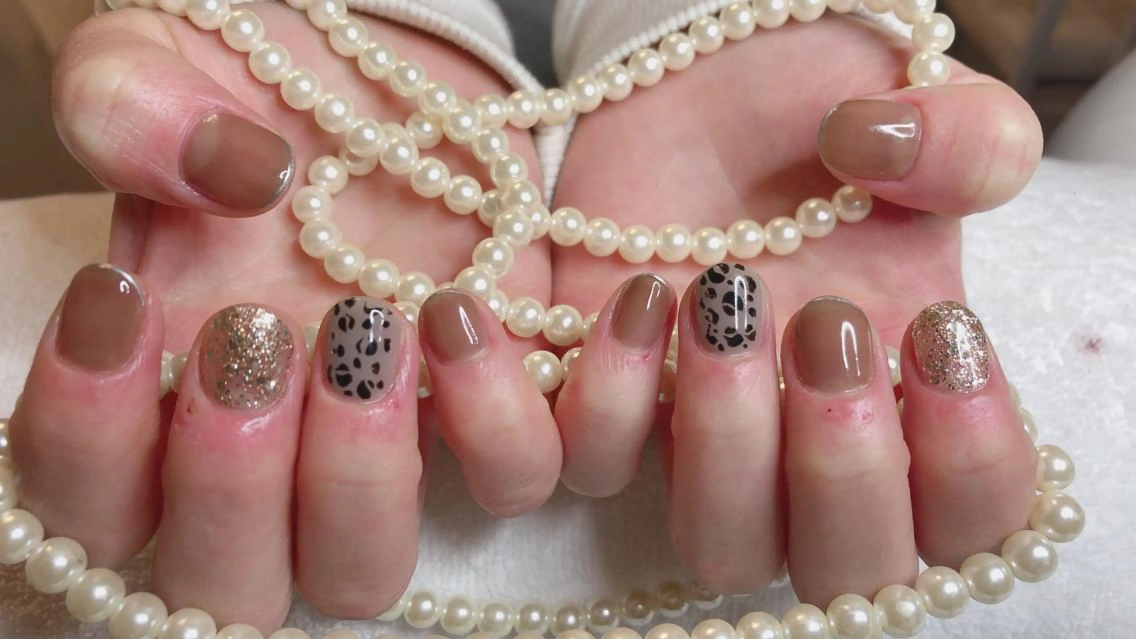 ショート ネイル 長さ出し専門 nynaのネイルデザイン