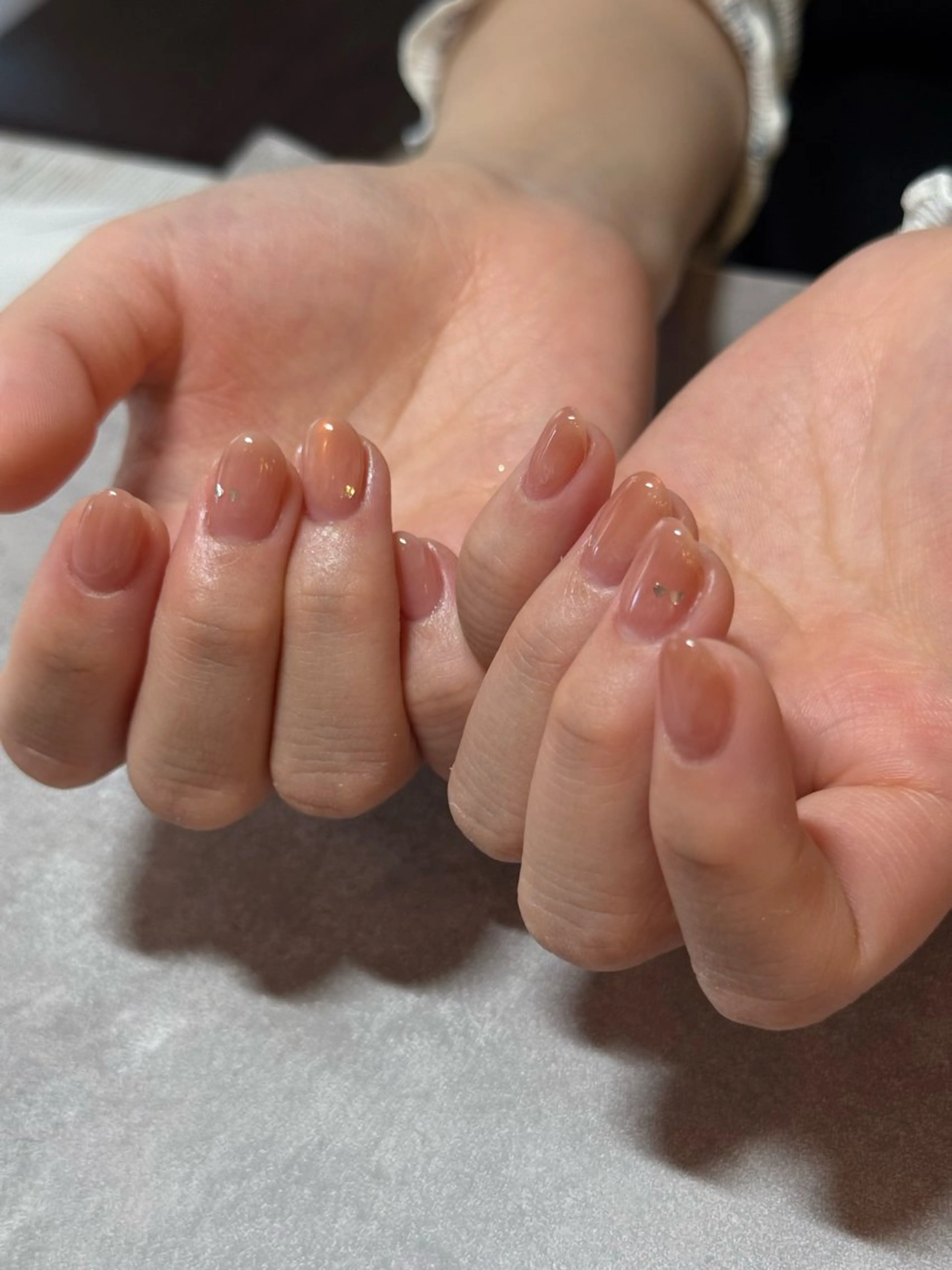 ネイル シンプルネイル crescent nail　アユミのネイルデザイン