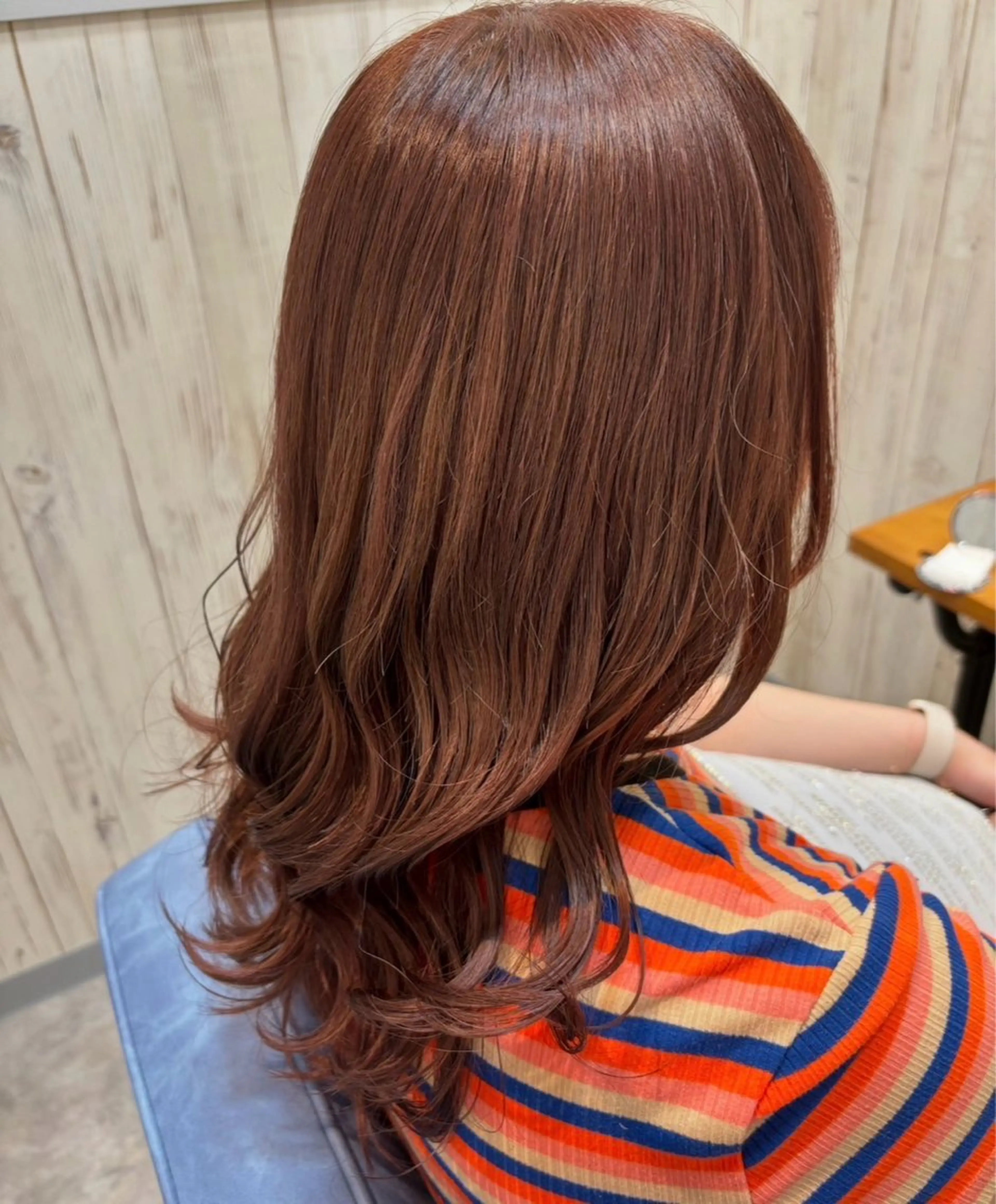 ミディアム カラー 🫧縮毛矯正🫧 菊地しおんのヘアスタイル