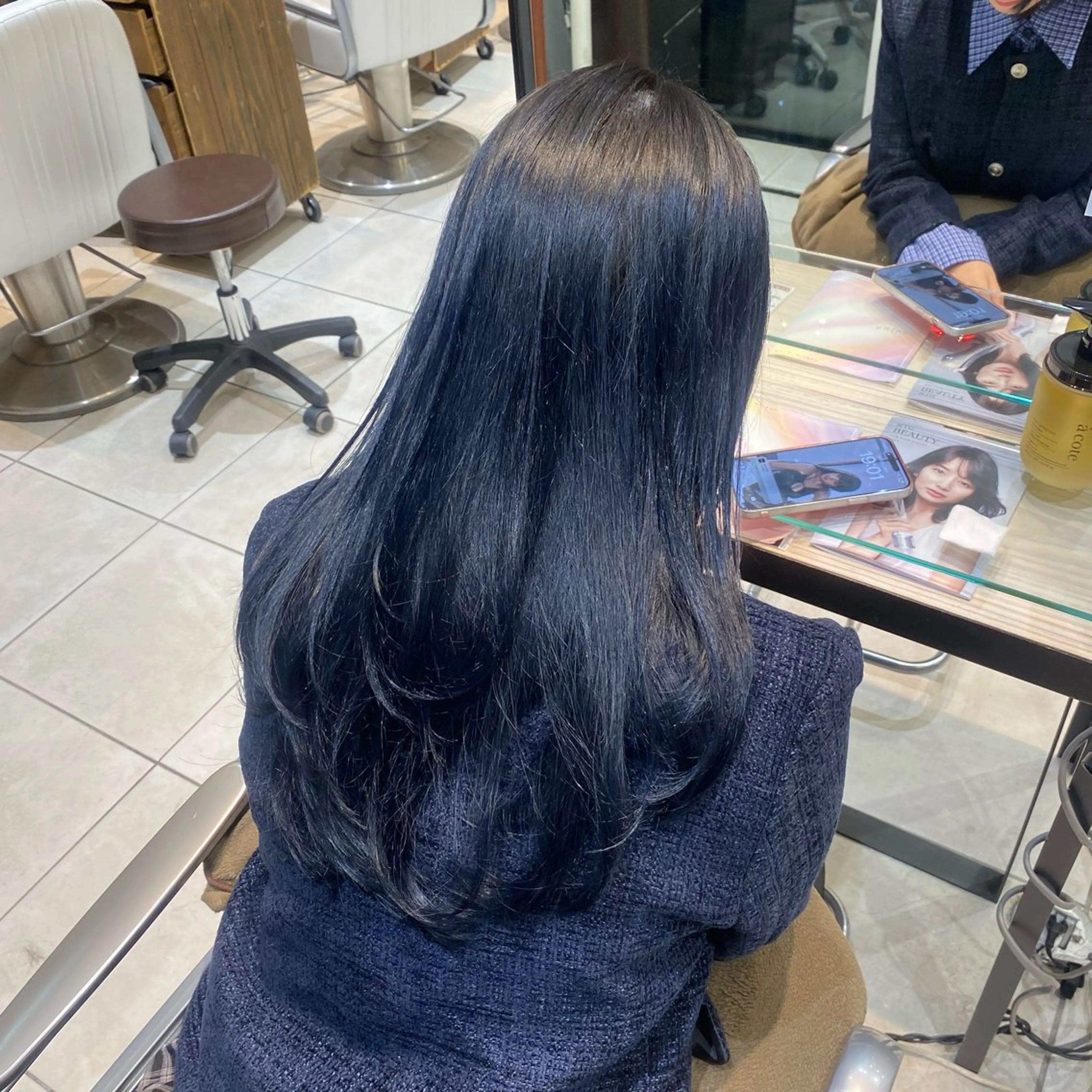 ロング カット ヘアカラー トリートメント 韓国ヘア🍒渡辺 咲🍒のヘアスタイル