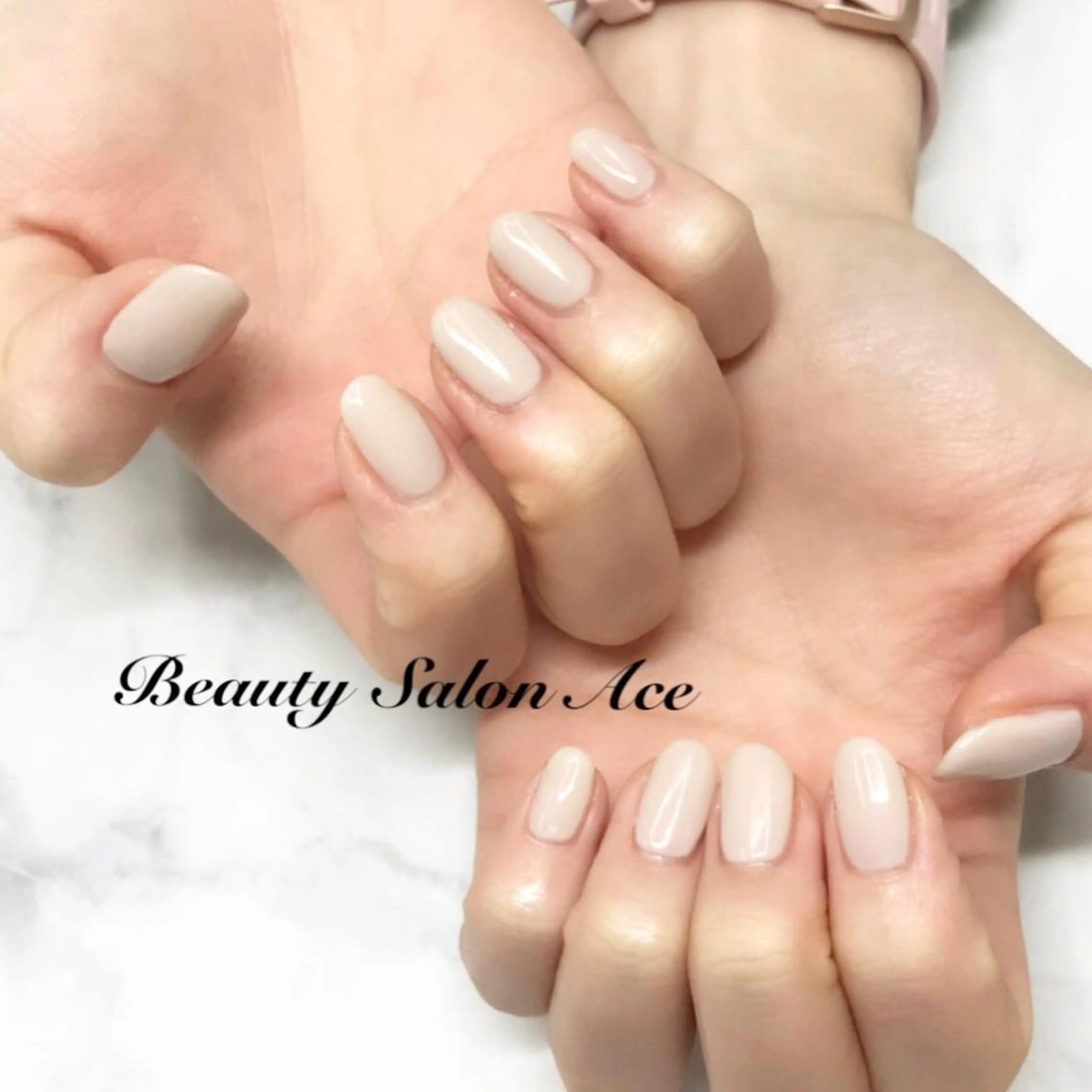 ネイル ワンカラーネイル Beauty Salon Ace（ネイルサロン　エース）所属・池袋フィルイン Ace♡長さだしのネイルデザイン