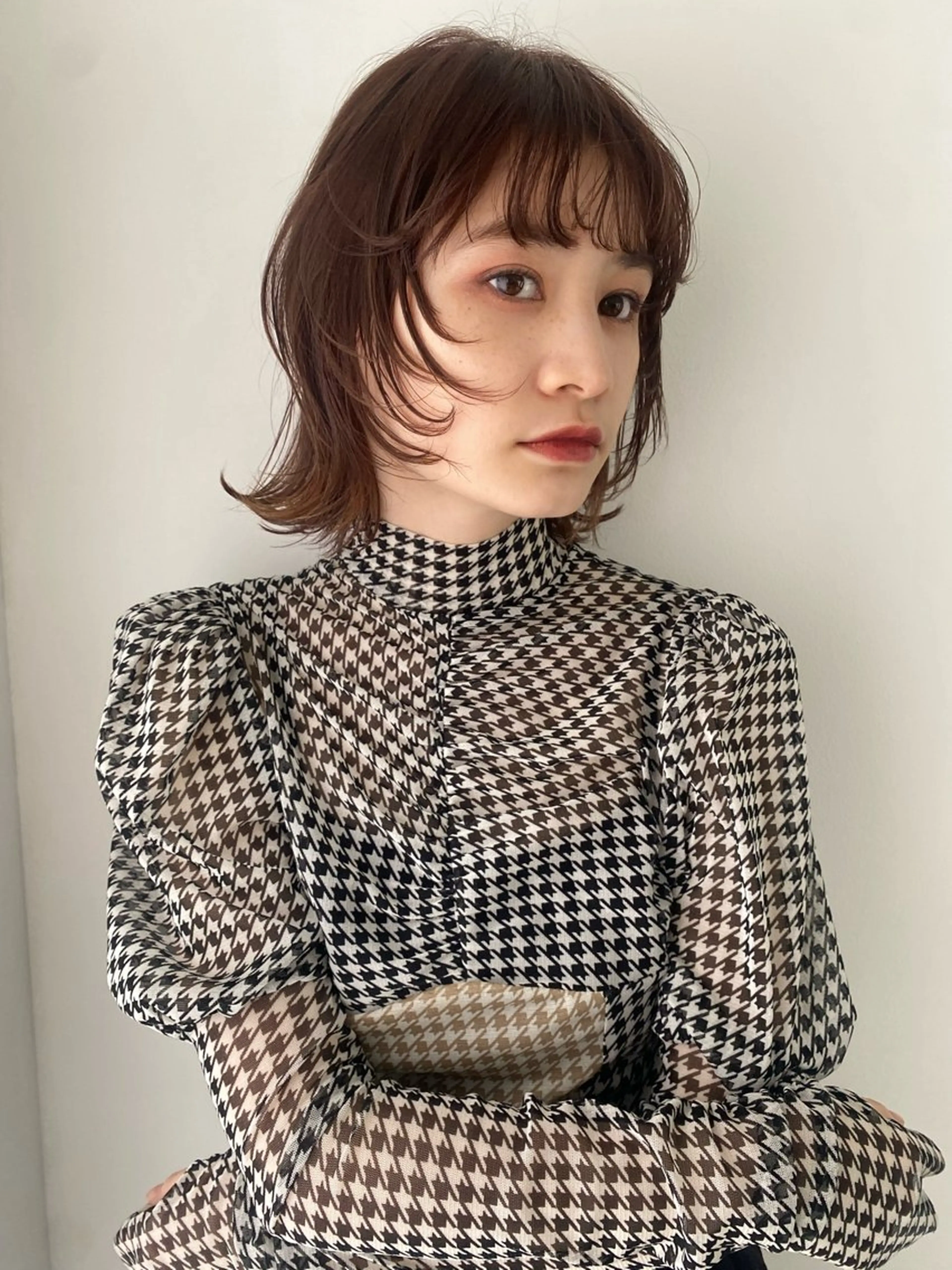 ショート riria/ボブ /ブラウンカラー🎀のヘアスタイル