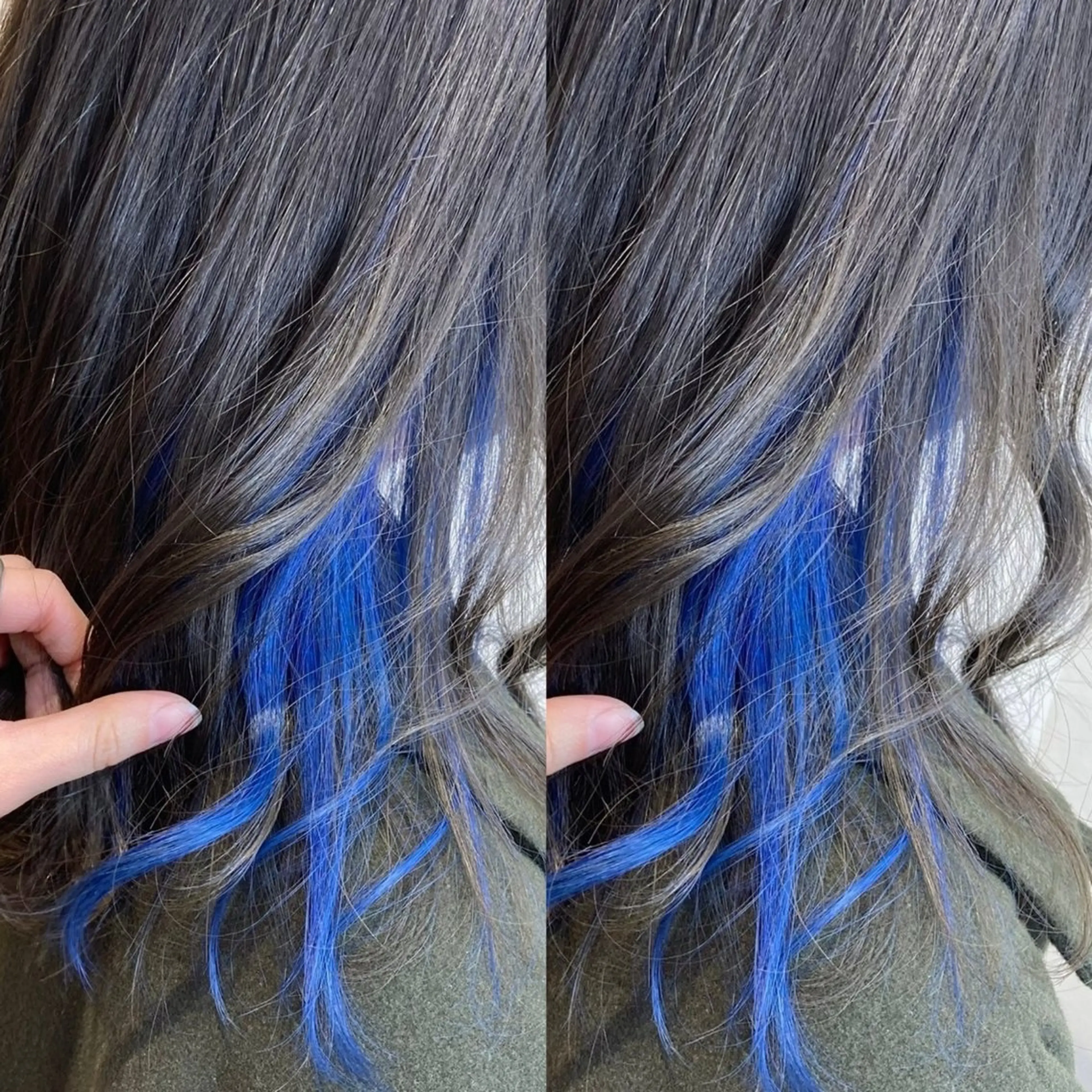 セミロング ヘアカラー SOU/エクステ /ダブルカラーのヘアスタイル