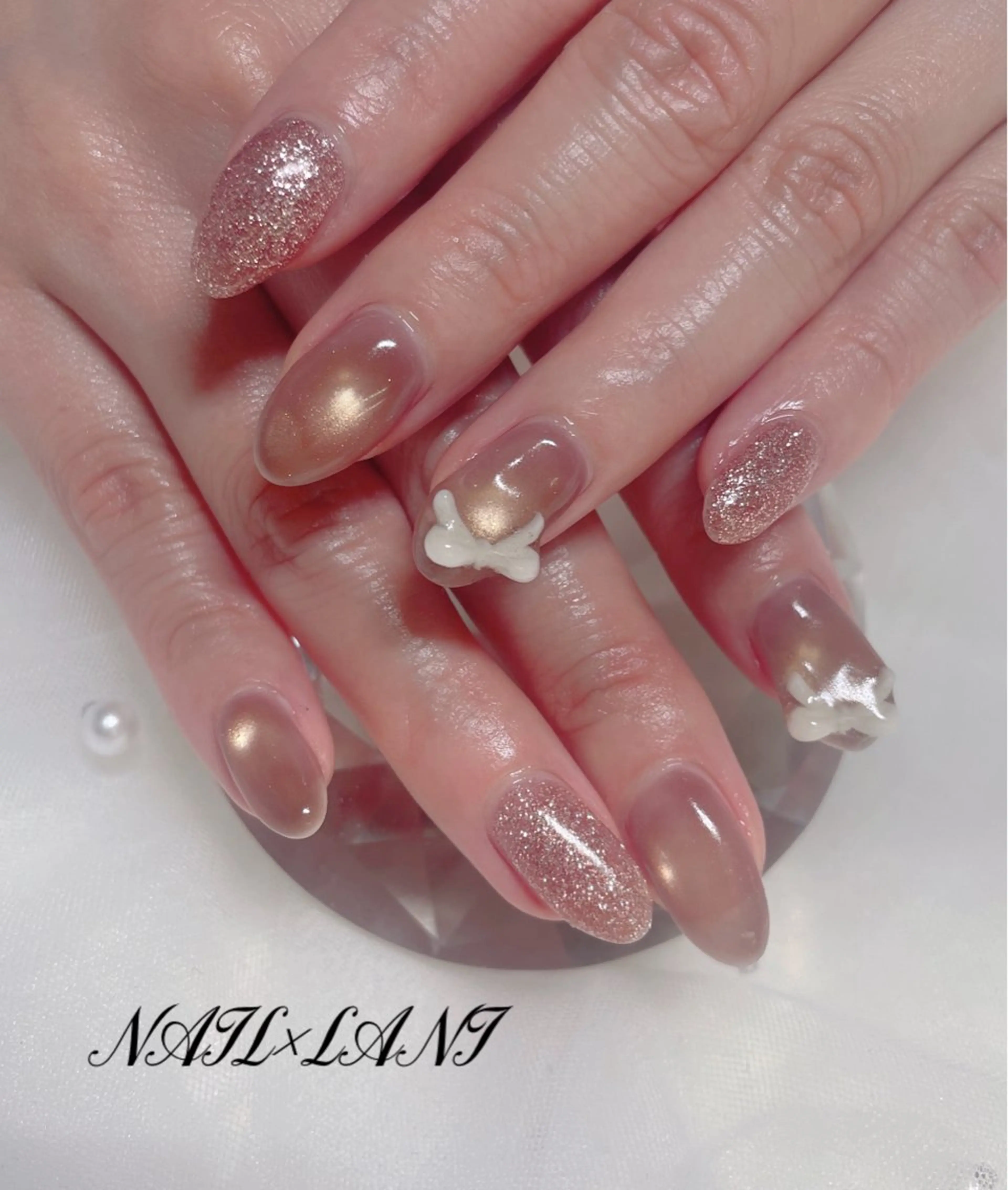 ネイル フットネイル ジェルネイル マグネットネイル パラジェル 一之瀬 柚季のネイルデザイン