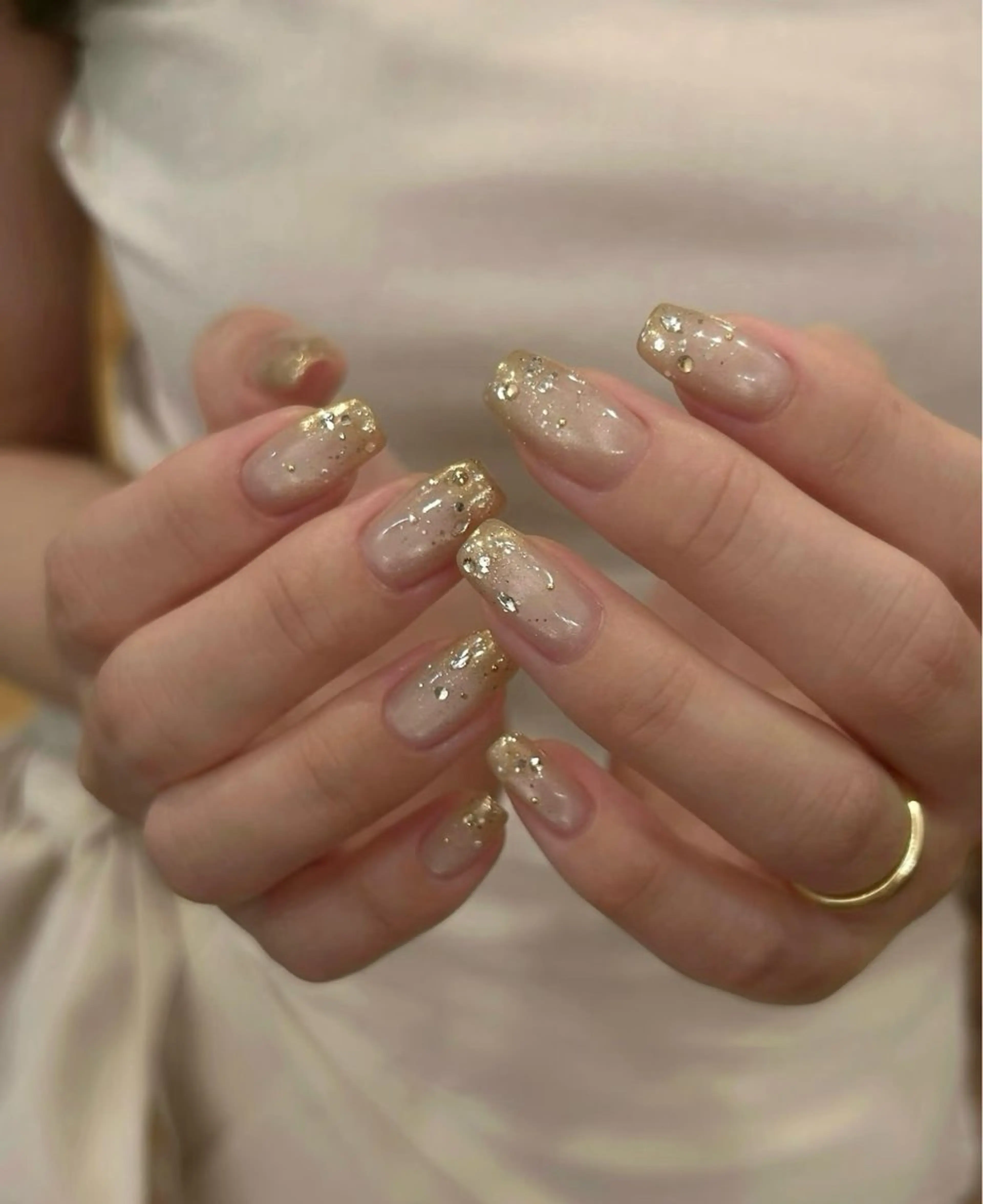 ネイル アートネイル フレンチネイル マグネットネイル ミラーネイル オフィスネイル ハンドネイル Blossom nail【ブラソンネイル】所属・Blossom nail_Yuniのネイルデザイン