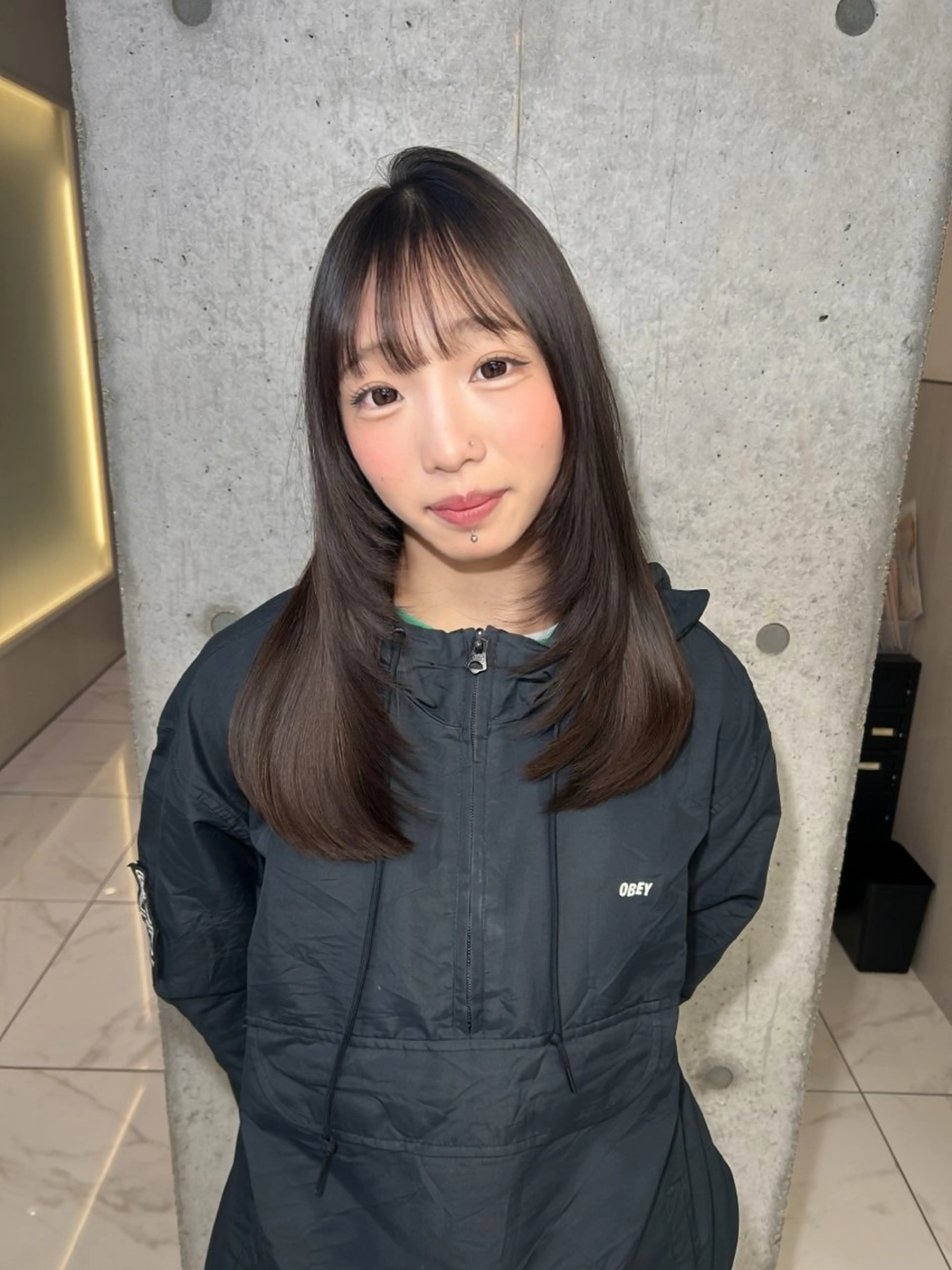 カラー カット ️💜akari💜 ハイトーン/レイヤーのヘアスタイル