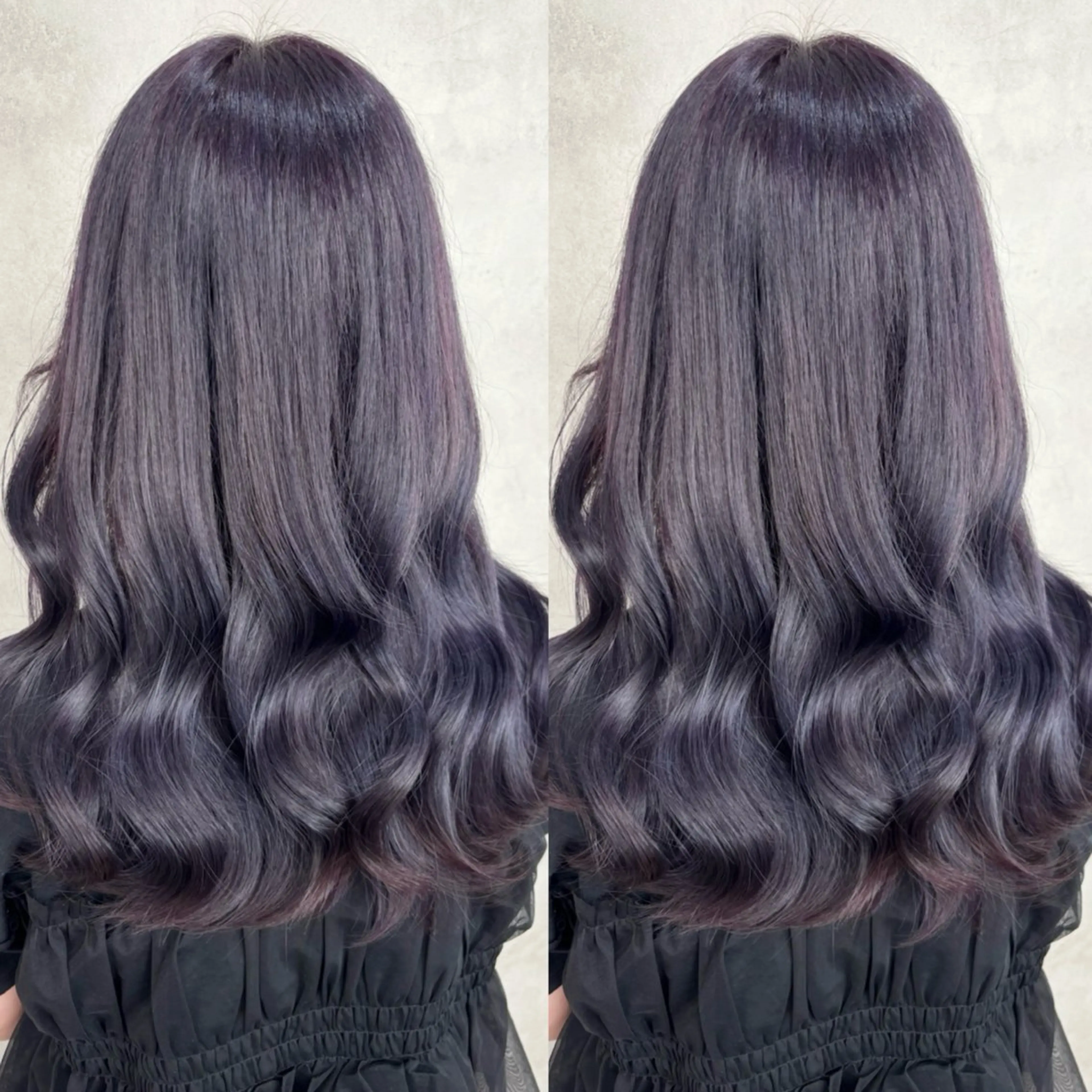 ロング カラー ラベンダーカラー ヘアカラー 💎色落ち綺麗に白肌 ラベンダー💎りんのヘアスタイル