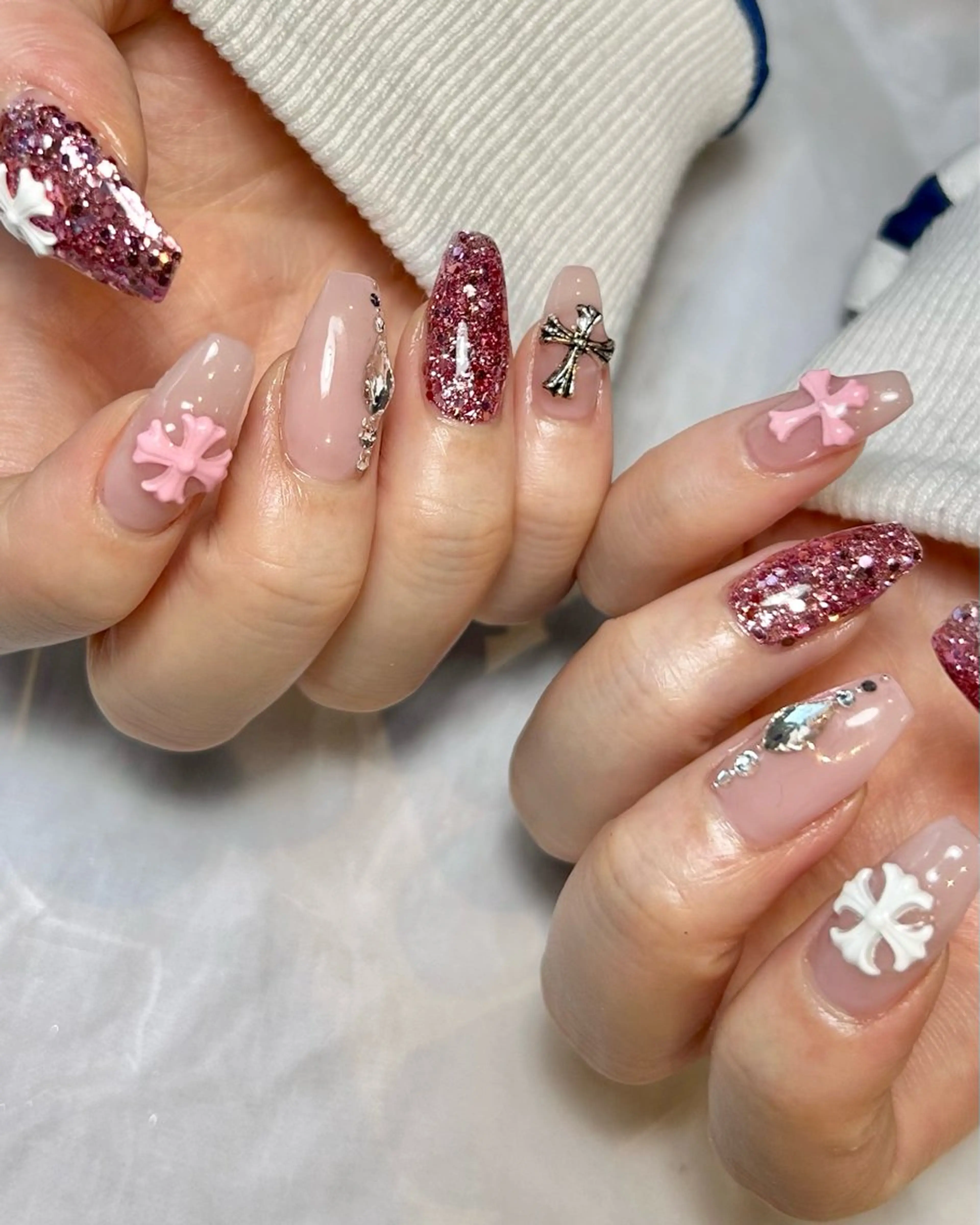 ネイル キラキラネイル ハンドネイル Reflection marikoのネイルデザイン