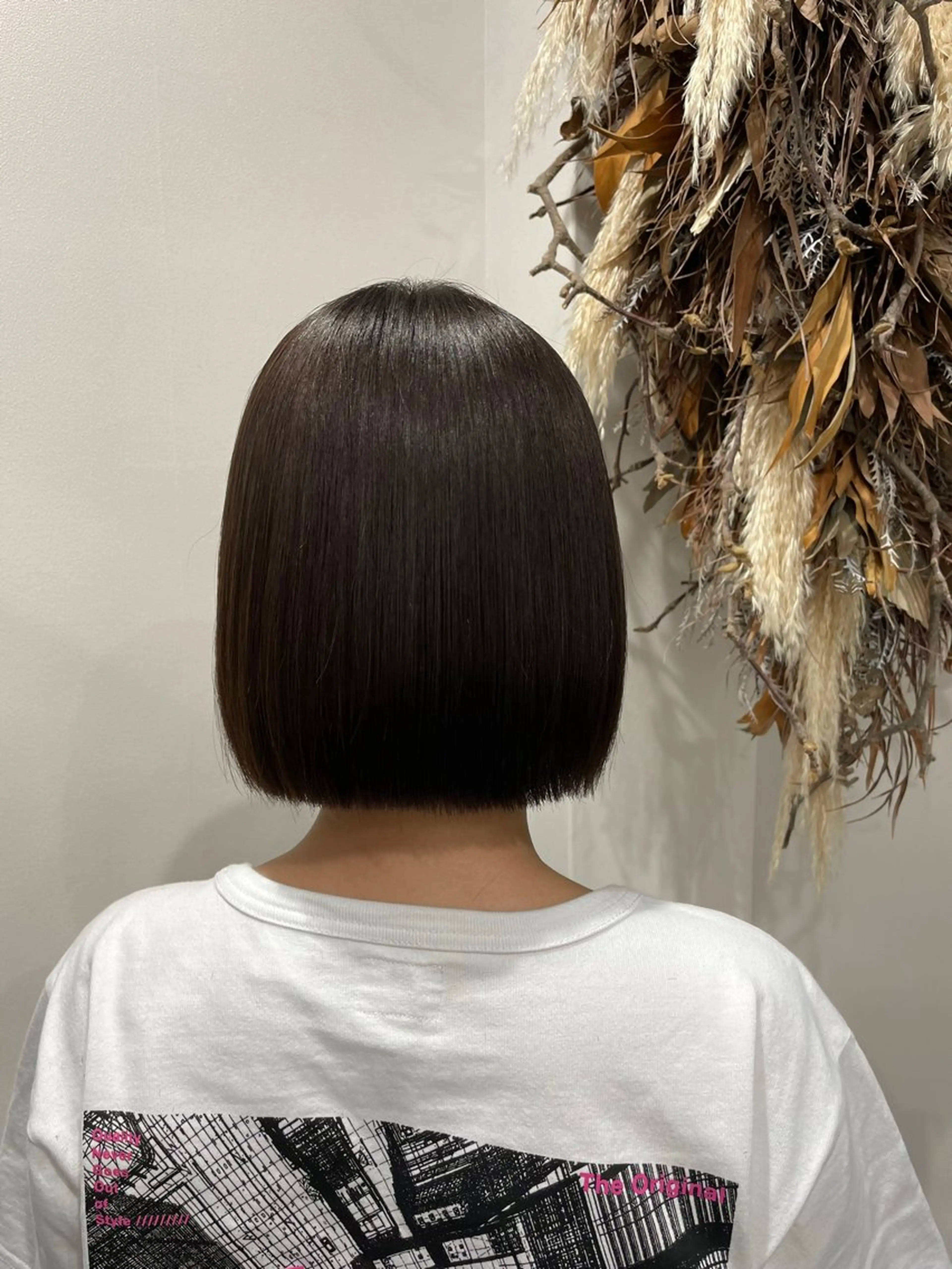 ショート ワンレンボブ ボブ 🫧垢抜けヘア🫧 工藤真愛のヘアスタイル