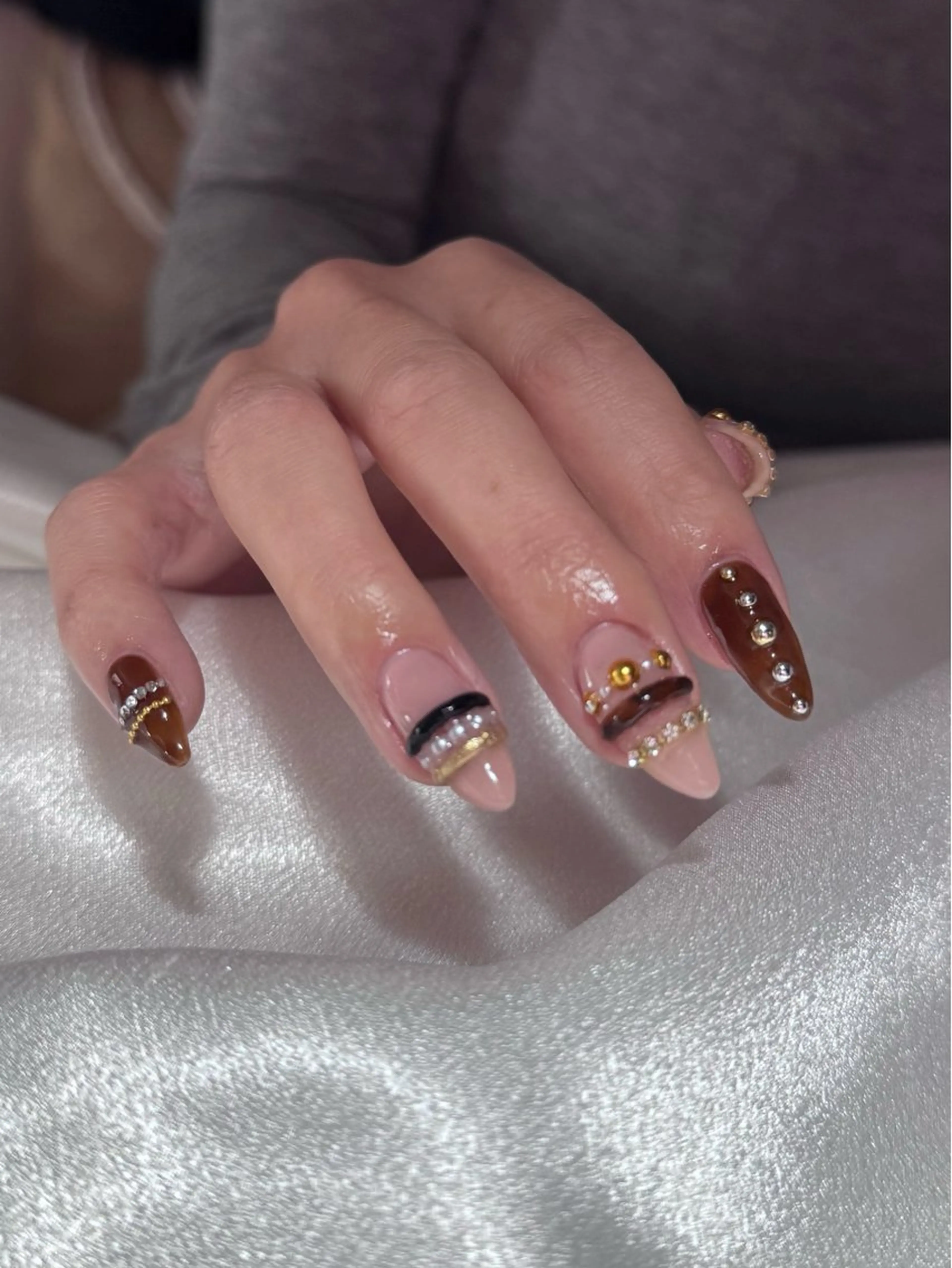 ネイル ゴージャス ハンドネイル C nail salon 香取店所属・C nail 香取店 kanakoのネイルデザイン