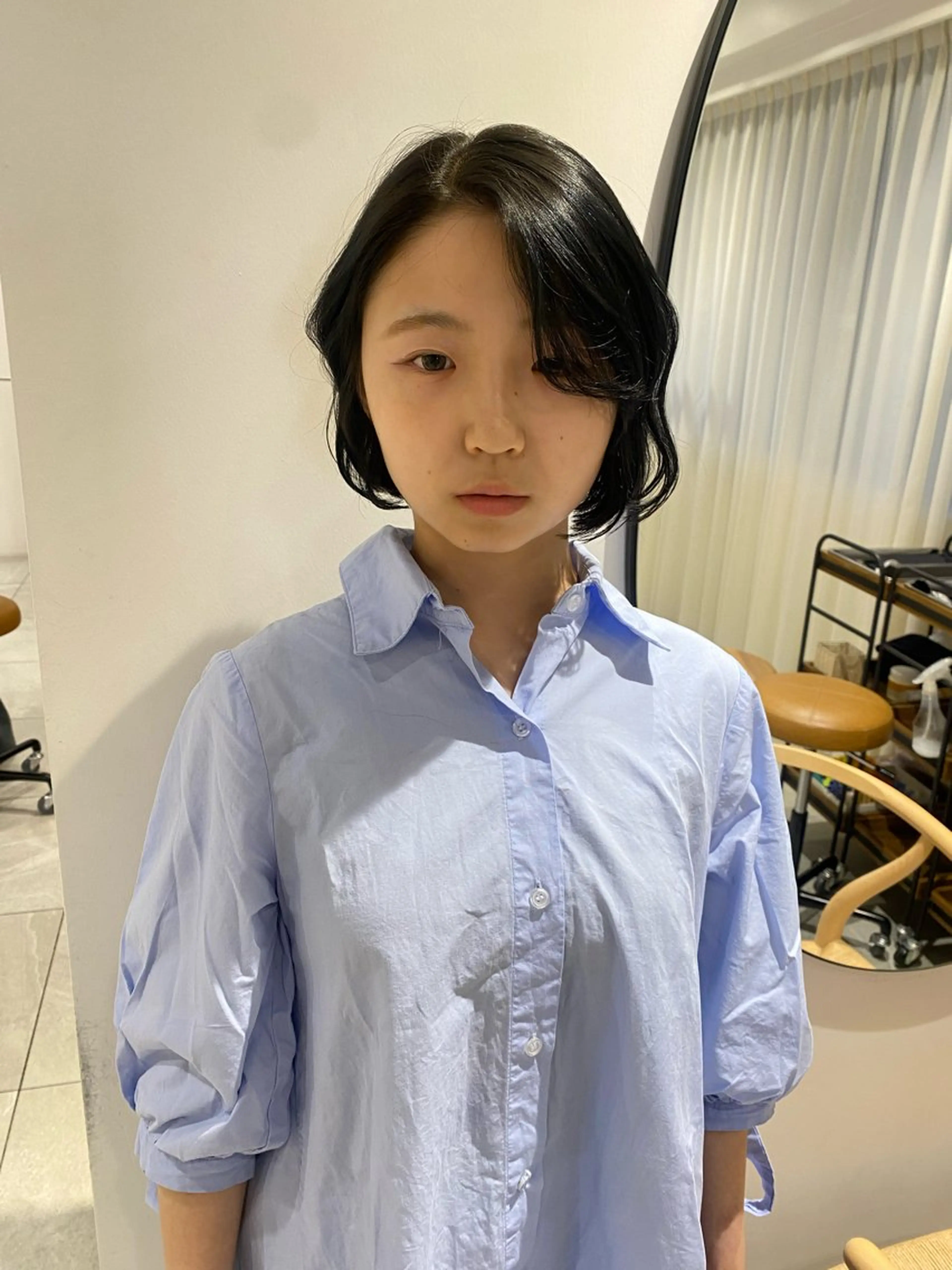 ミディアム knock所属・knock　國友 華乃のヘアスタイル