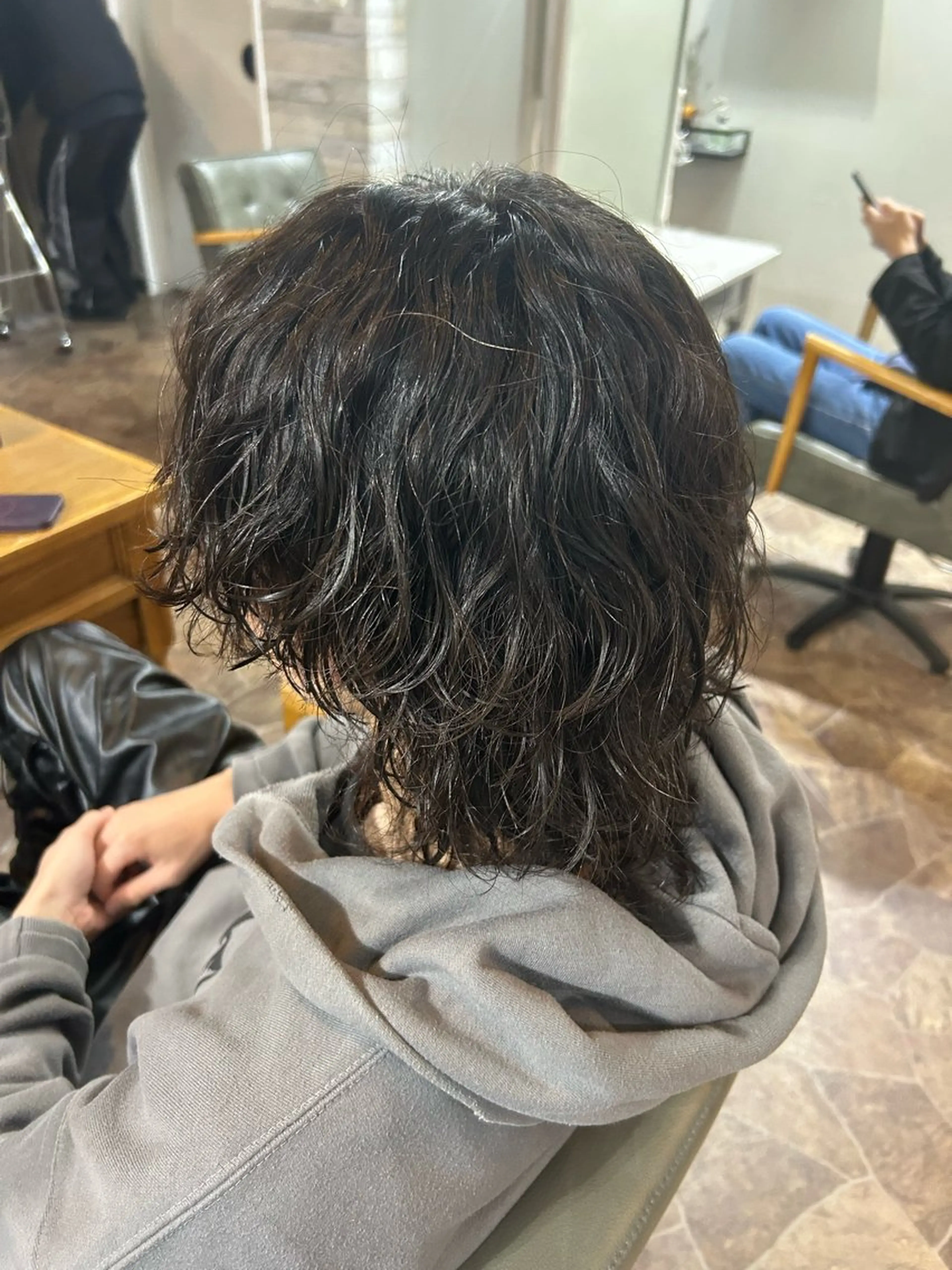 ミディアム パーマ メンズ カット パーマ HRK1st所属・HRK1st RYOKIのヘアスタイル