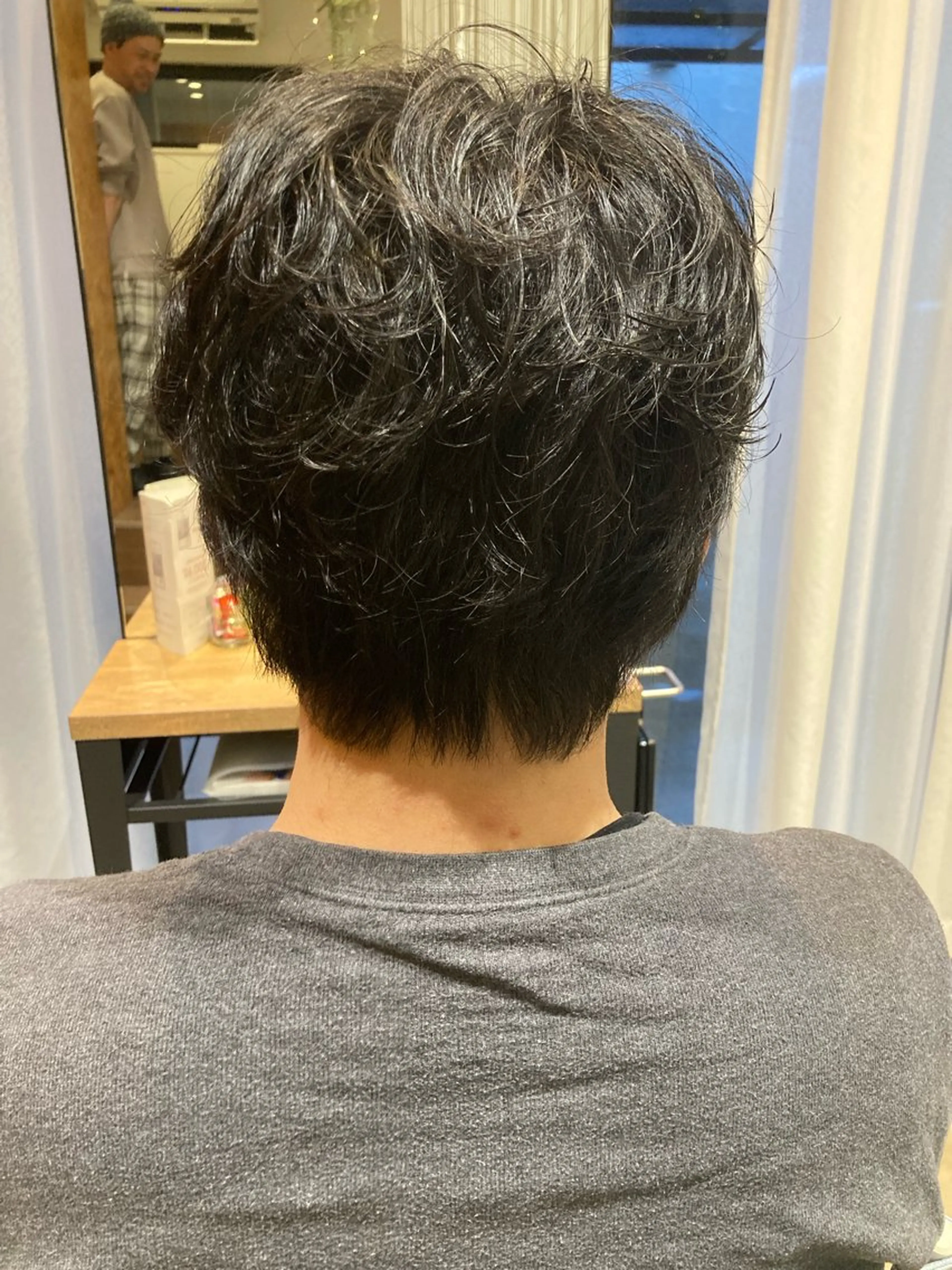 メンズ メンズパーマ 折本 沙織のヘアスタイル