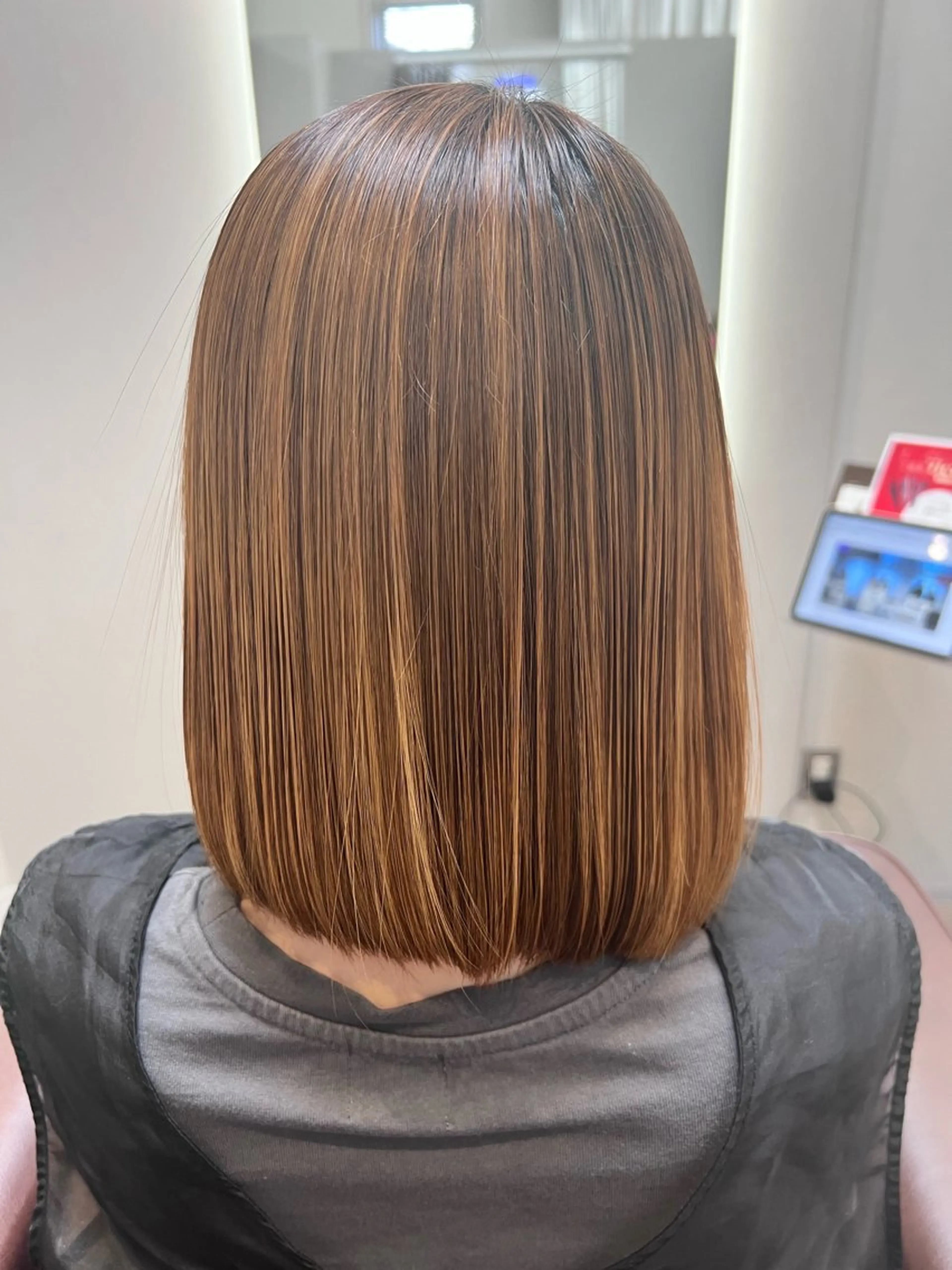 💜カット+髪質改善INカラー+トリートメント+プチスパ💜の写真