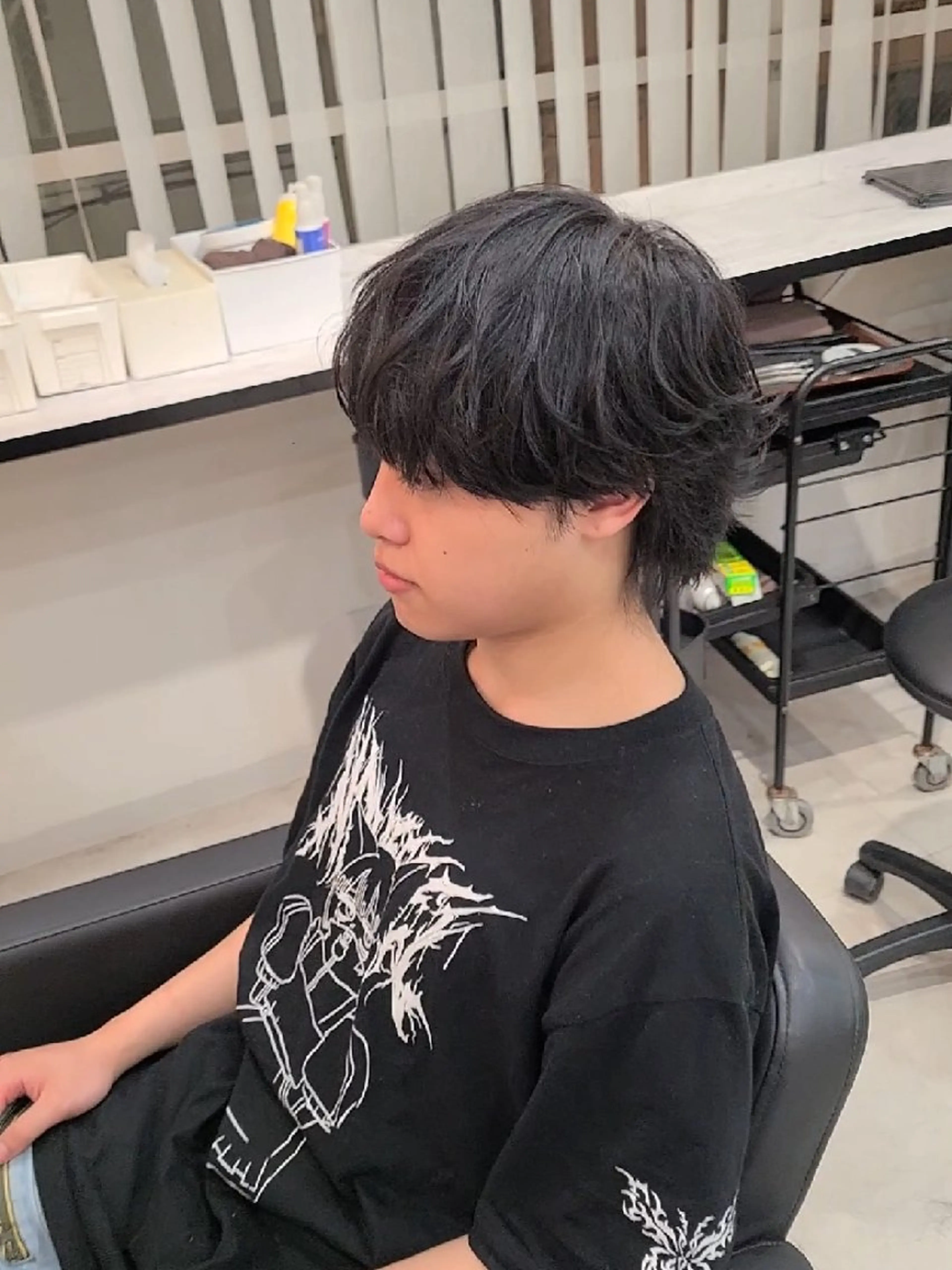 メンズ マッシュウルフ マッシュ メンズウルフカット ウルフカット カット ヘアセット Lapis 名古屋駅前店所属・LEN名古屋/パーマ 海外ヘア/メンズ特化のヘアスタイル