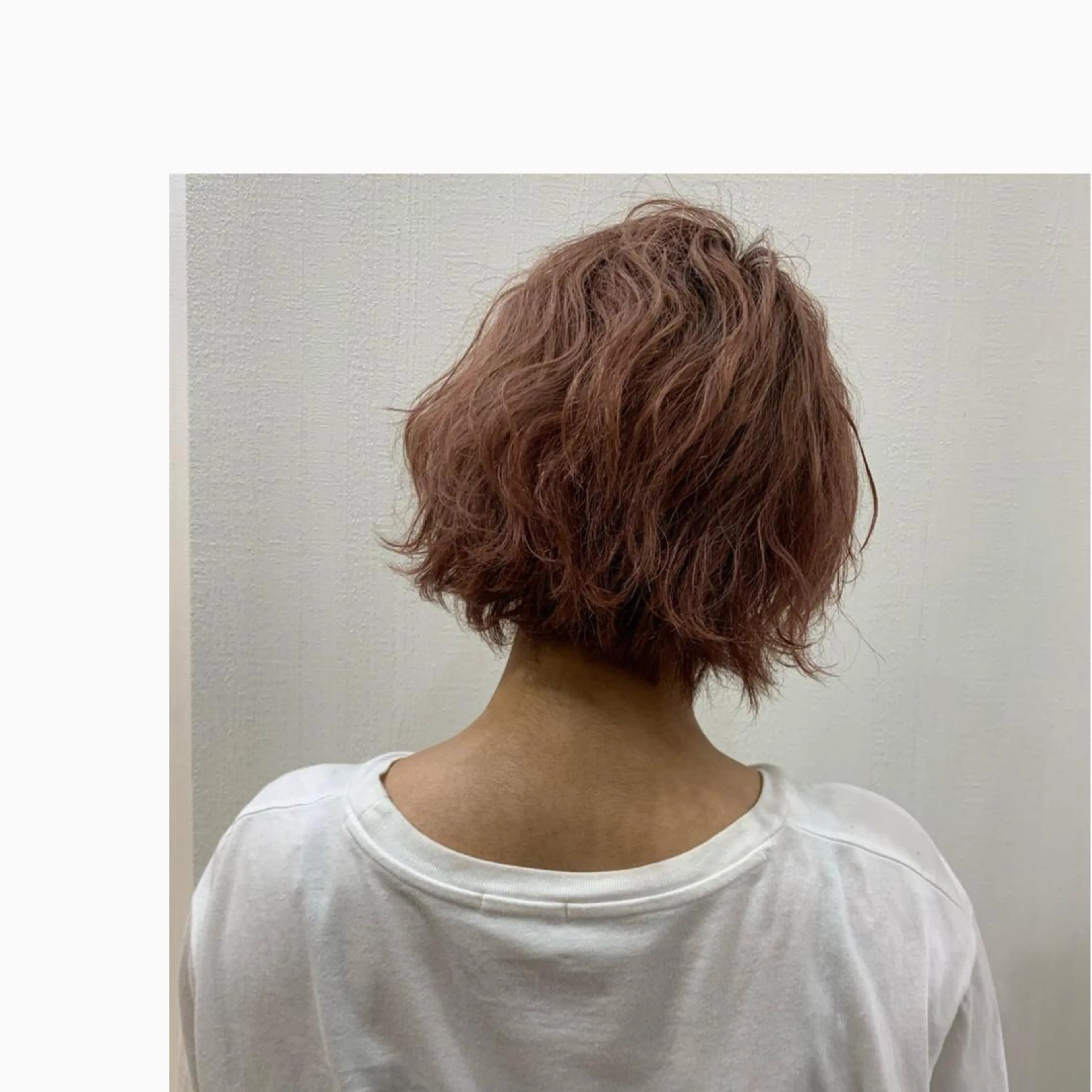 ショート カラー パーマ 🐶 アヤカのヘアスタイル