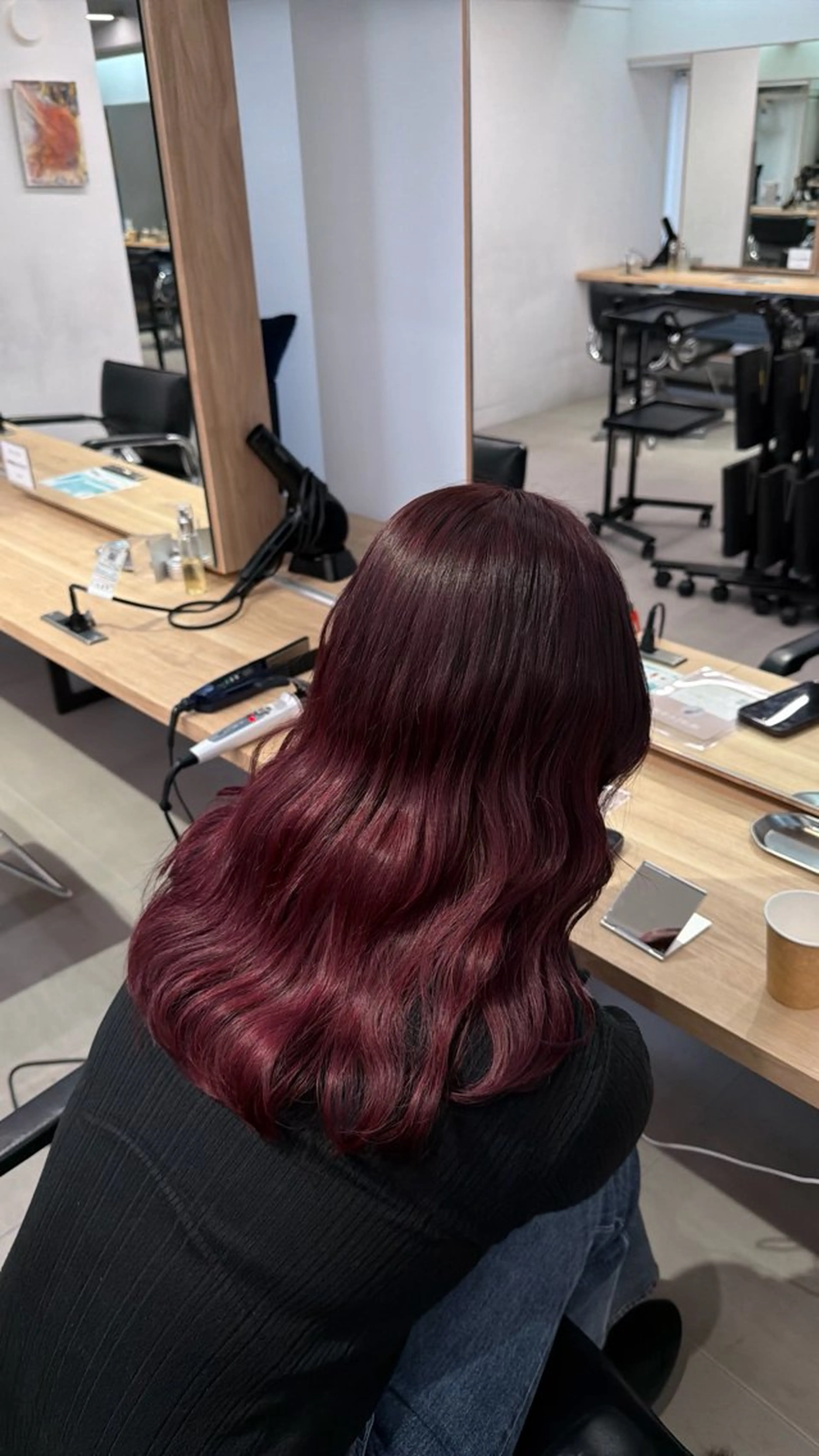 ロング カラー ヘアカラー トリートメント Lomalia Rukaのヘアスタイル